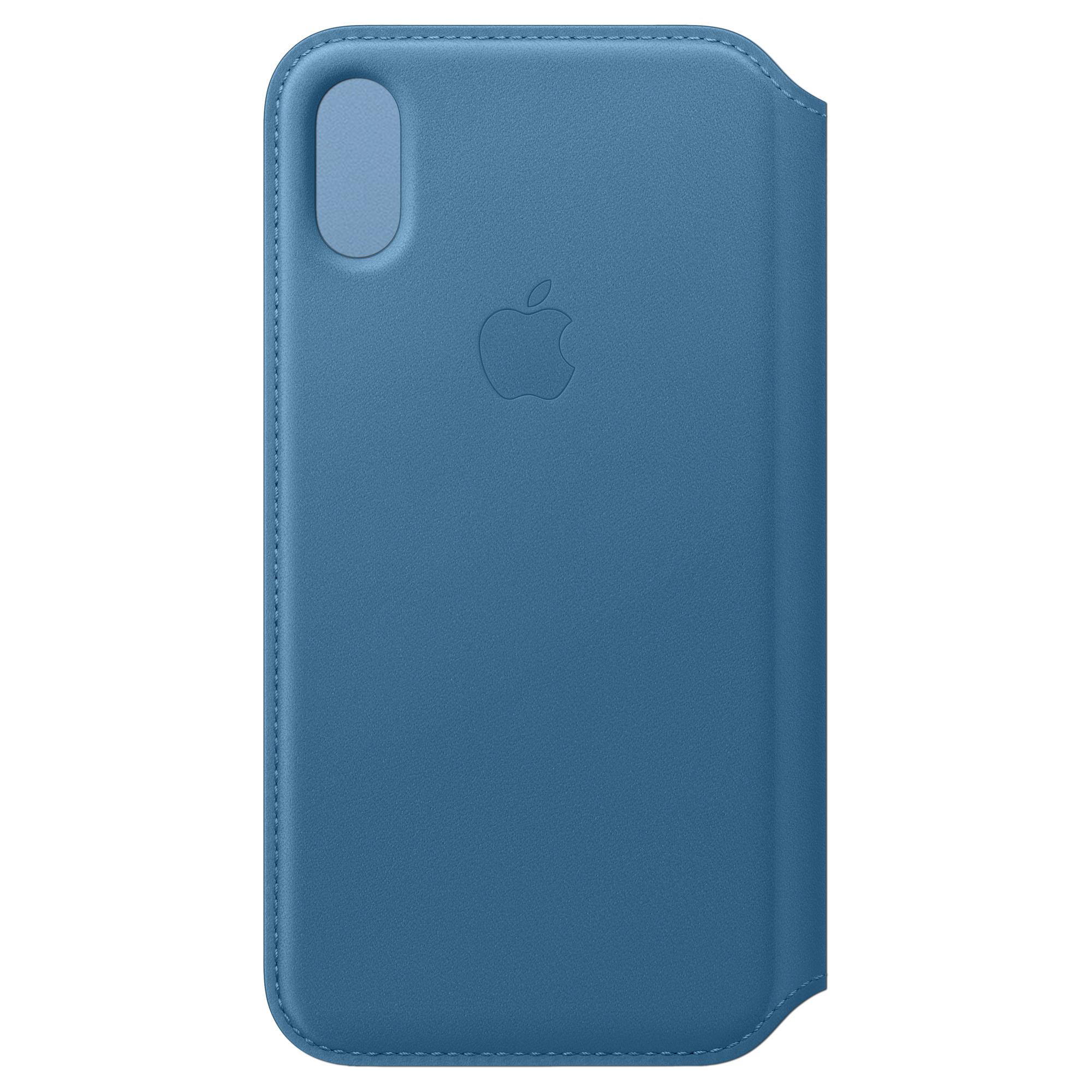 Apple Etui en cuir pour iPhone XS Bleu - vue 2