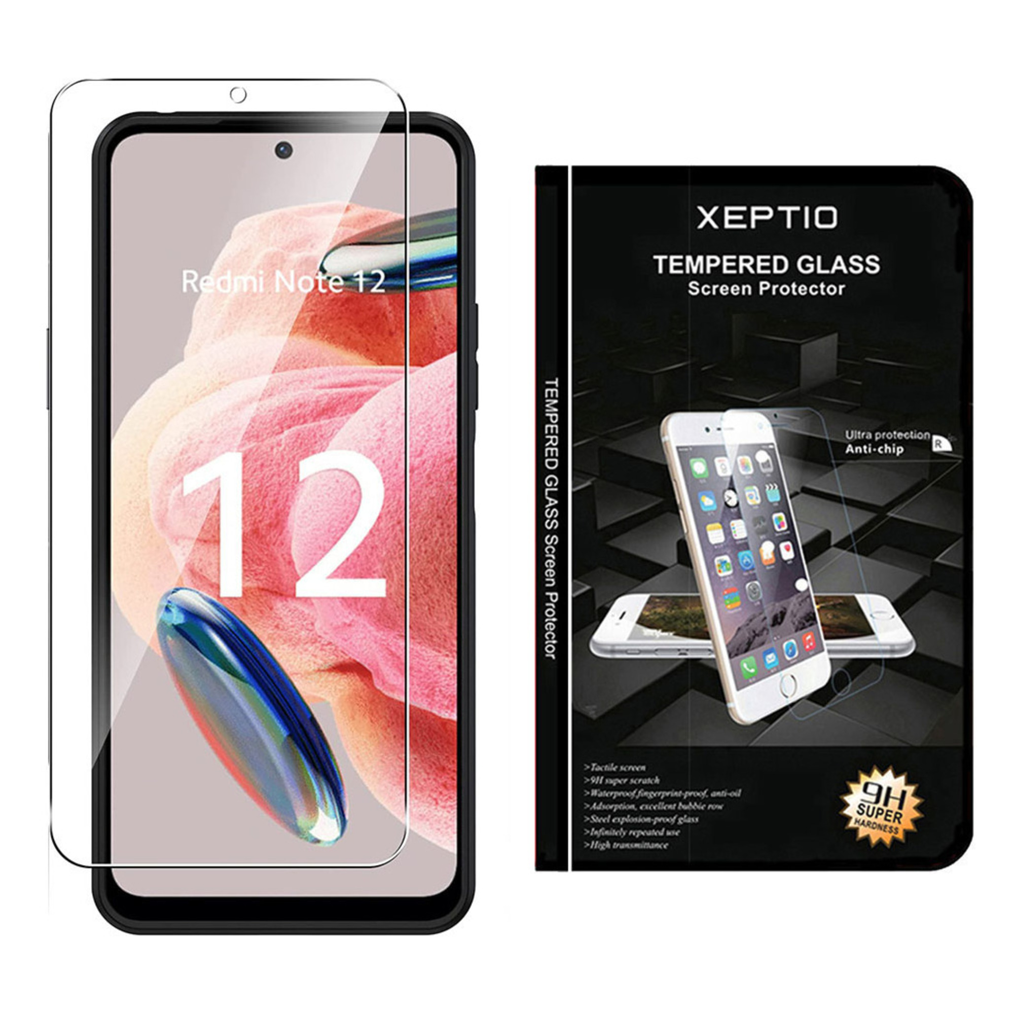 Xiaomi Redmi Note 12 Pro 5G verre trempé vitre protection écran - Neuf