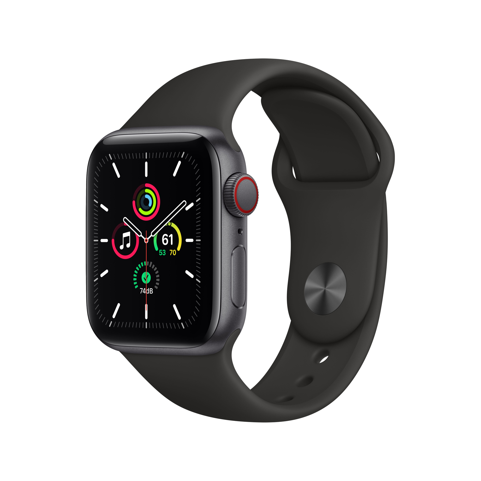 Watch SE OLED 40 mm Boîtier en Aluminium GPS + Cellular Bracelet Sport Bon état - vue 4