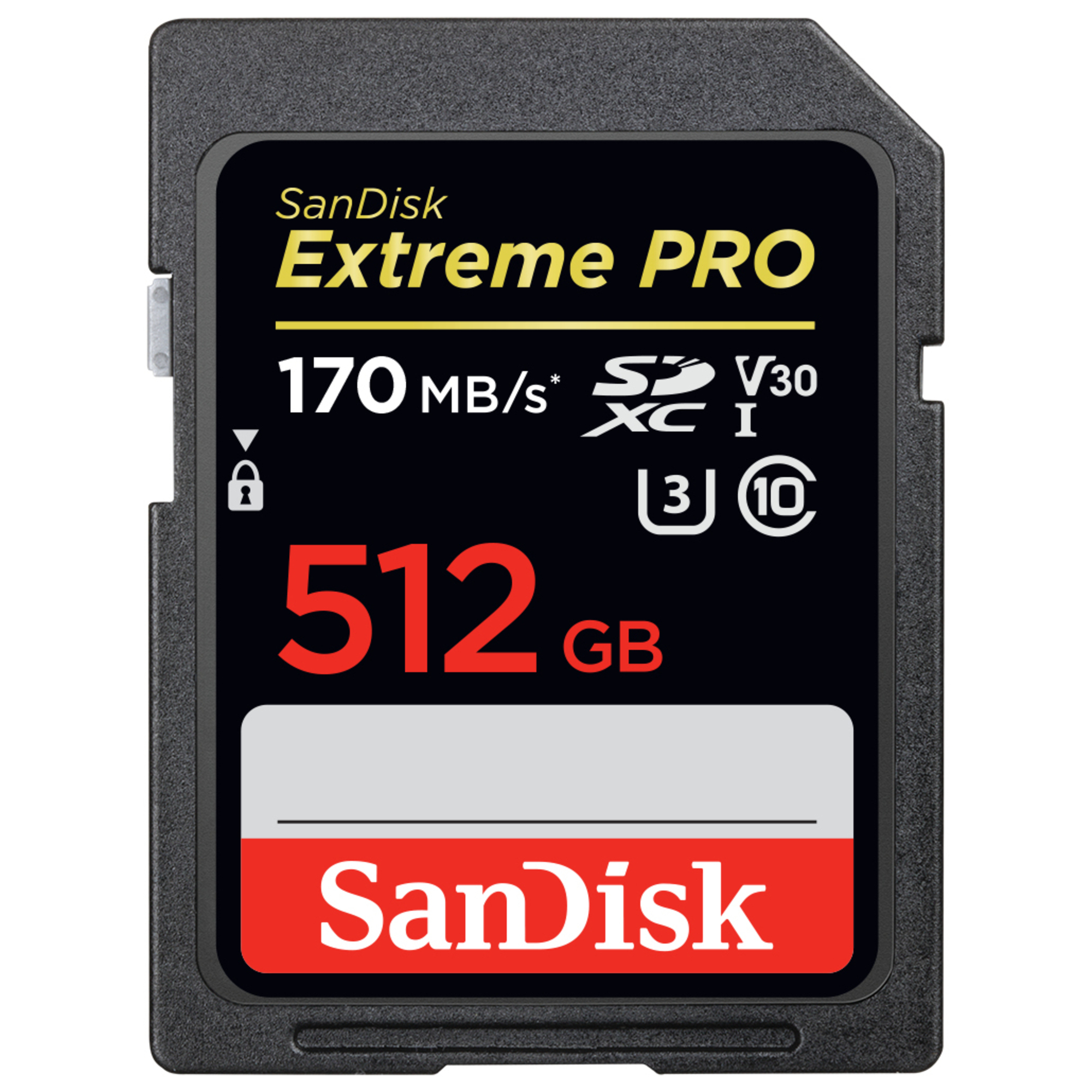 SanDisk Exrteme PRO 512 GB 512 Go SDXC UHS-I Classe 10 - Neuf