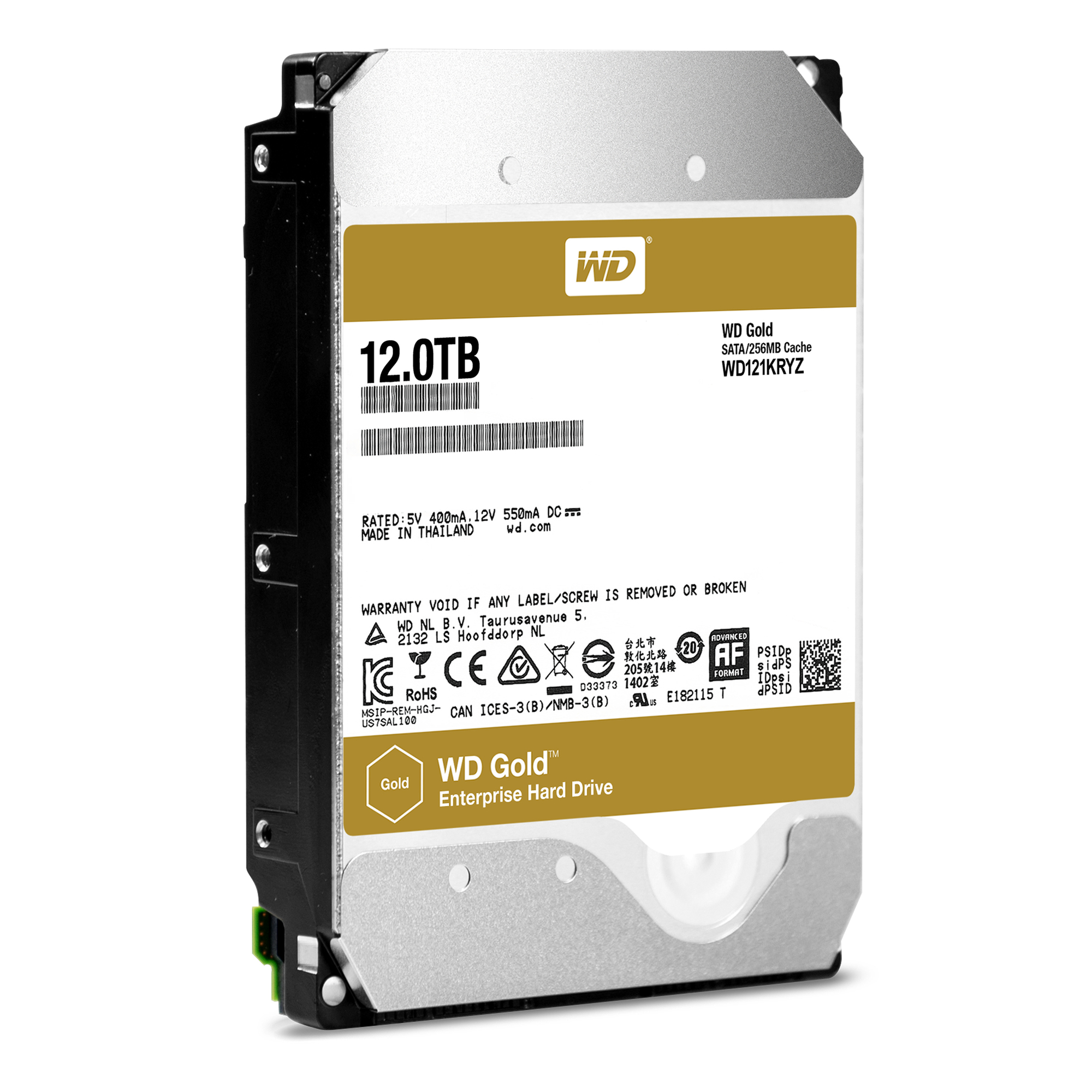 Western Digital GOLD 3 5 7200 rpm - vue 4