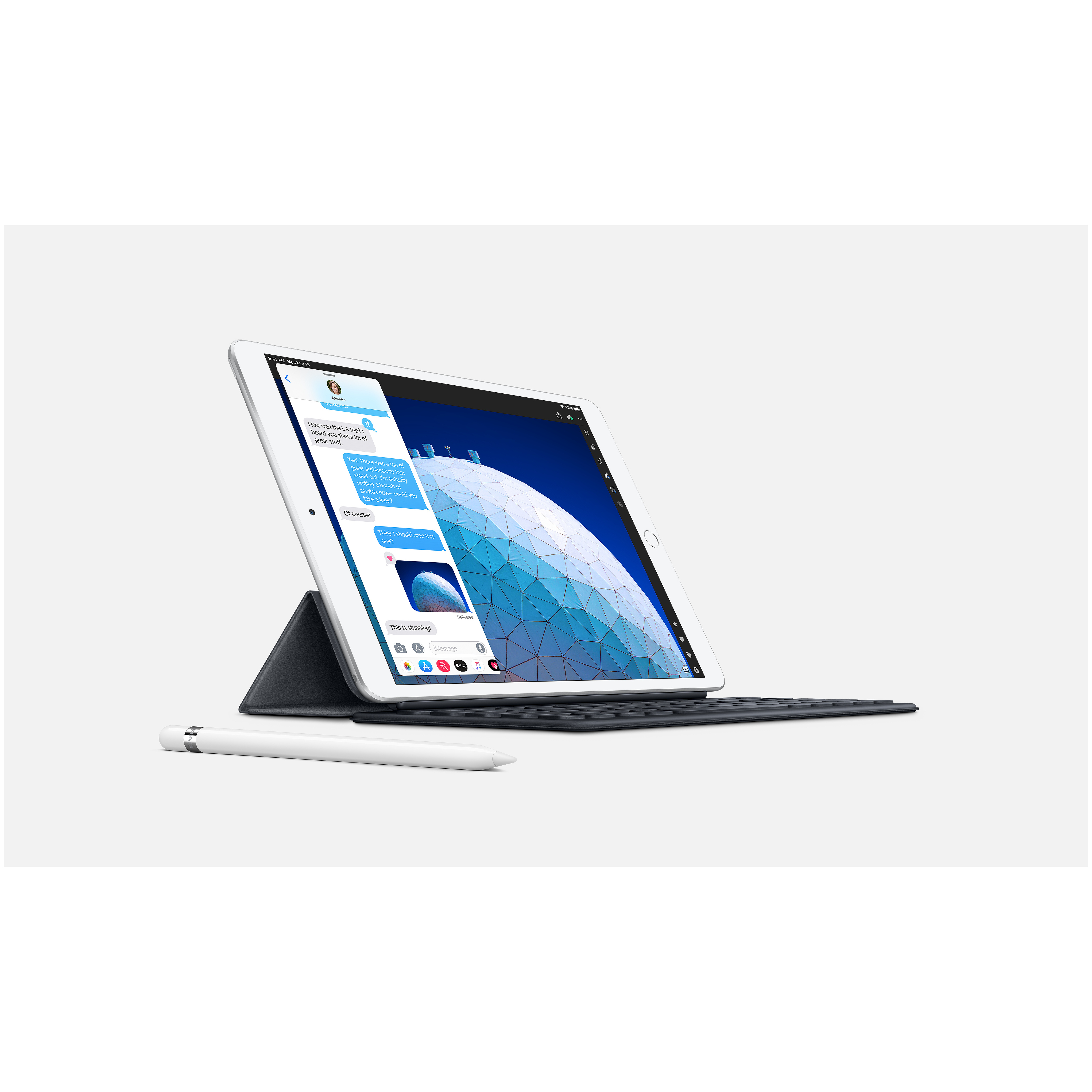 Apple iPad Air 10.5" (2019) Argent Reconditionné - vue 2
