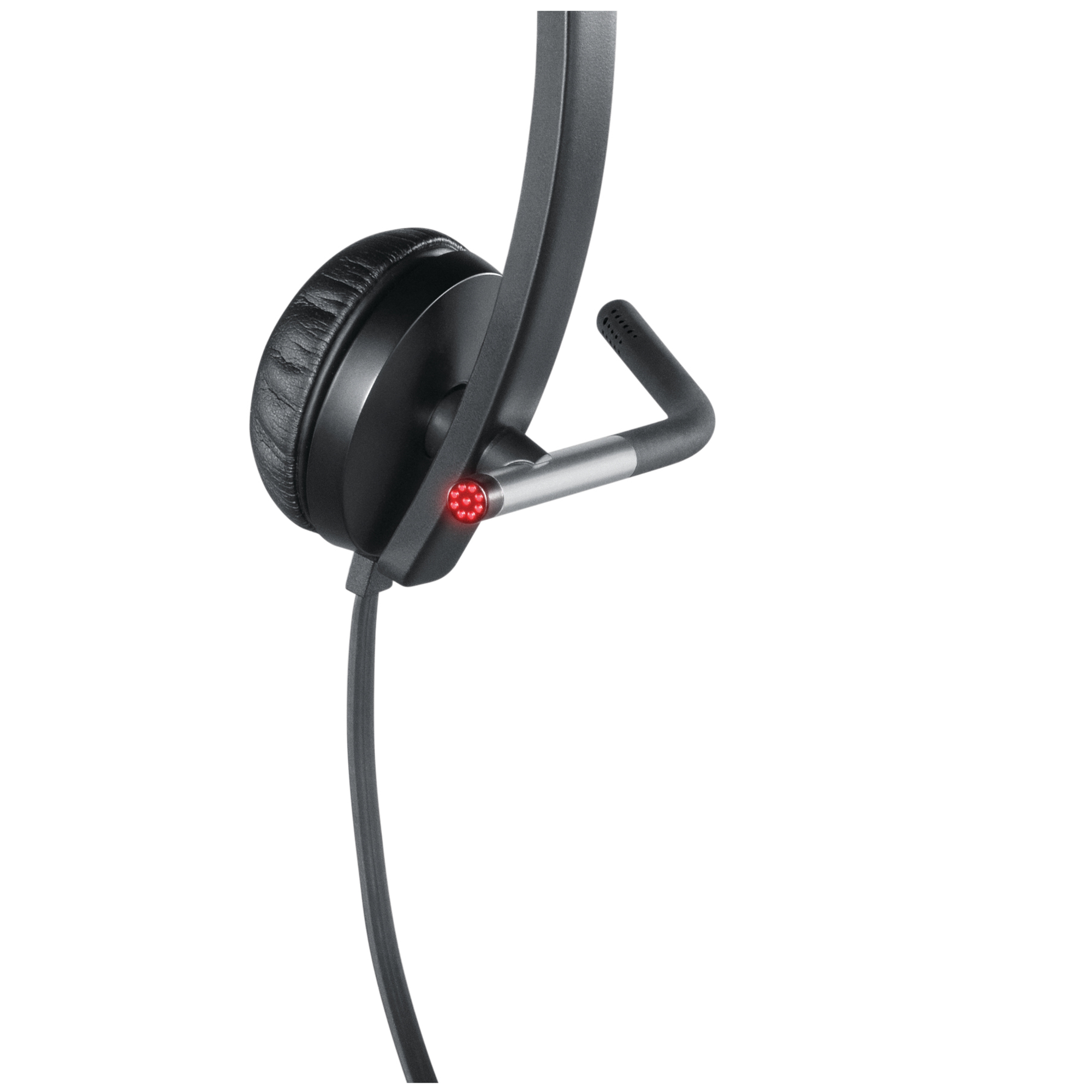 Logitech H650e Casque Avec fil Arceau Bureau/Centre d'appels USB Type-A Noir, Argent - Neuf