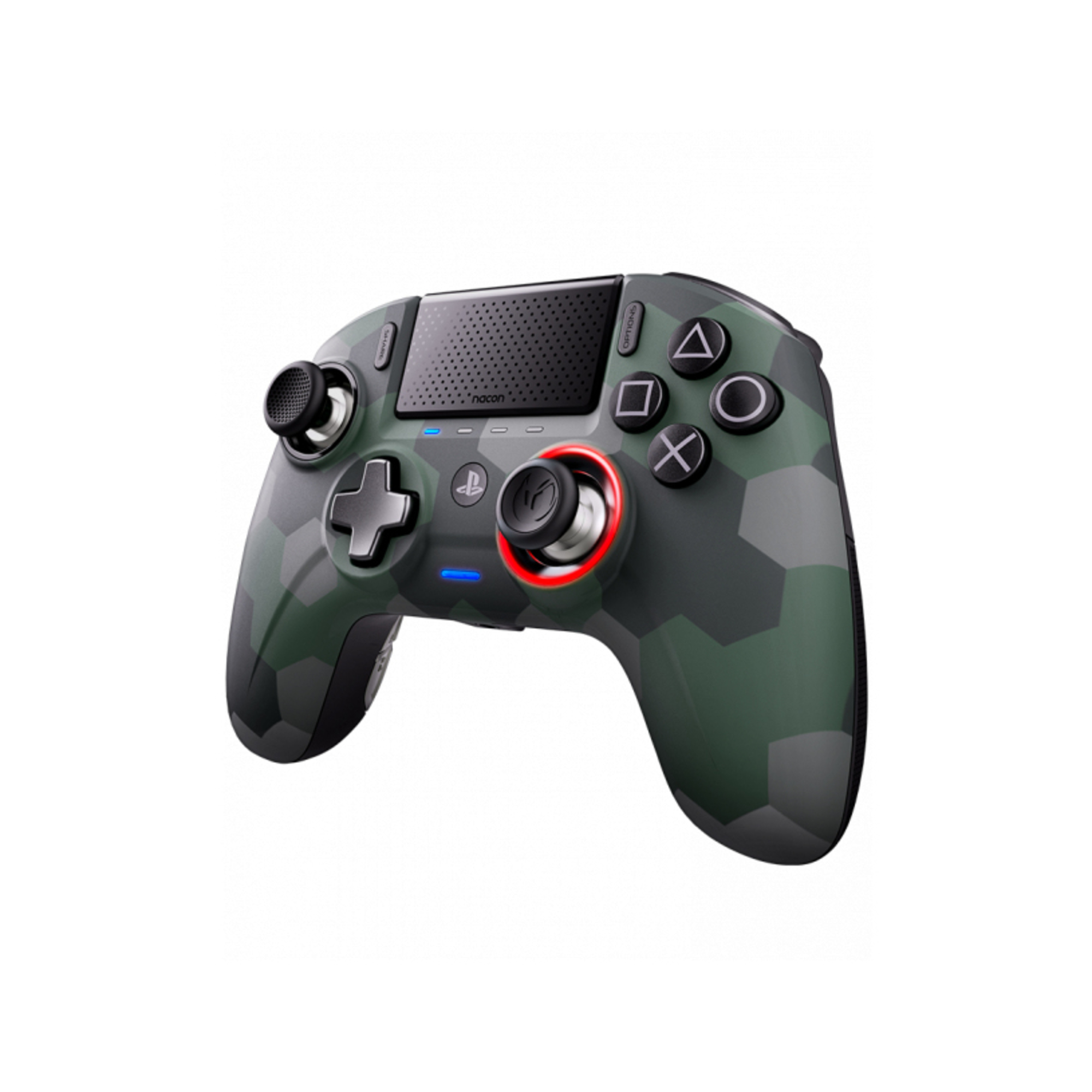 NACON Revolution Unlimited Pro Camouflage, Vert, Gris, Kaki Bluetooth/USB Manette de jeu Analogique/Numérique PC, PlayStation 4 - Neuf