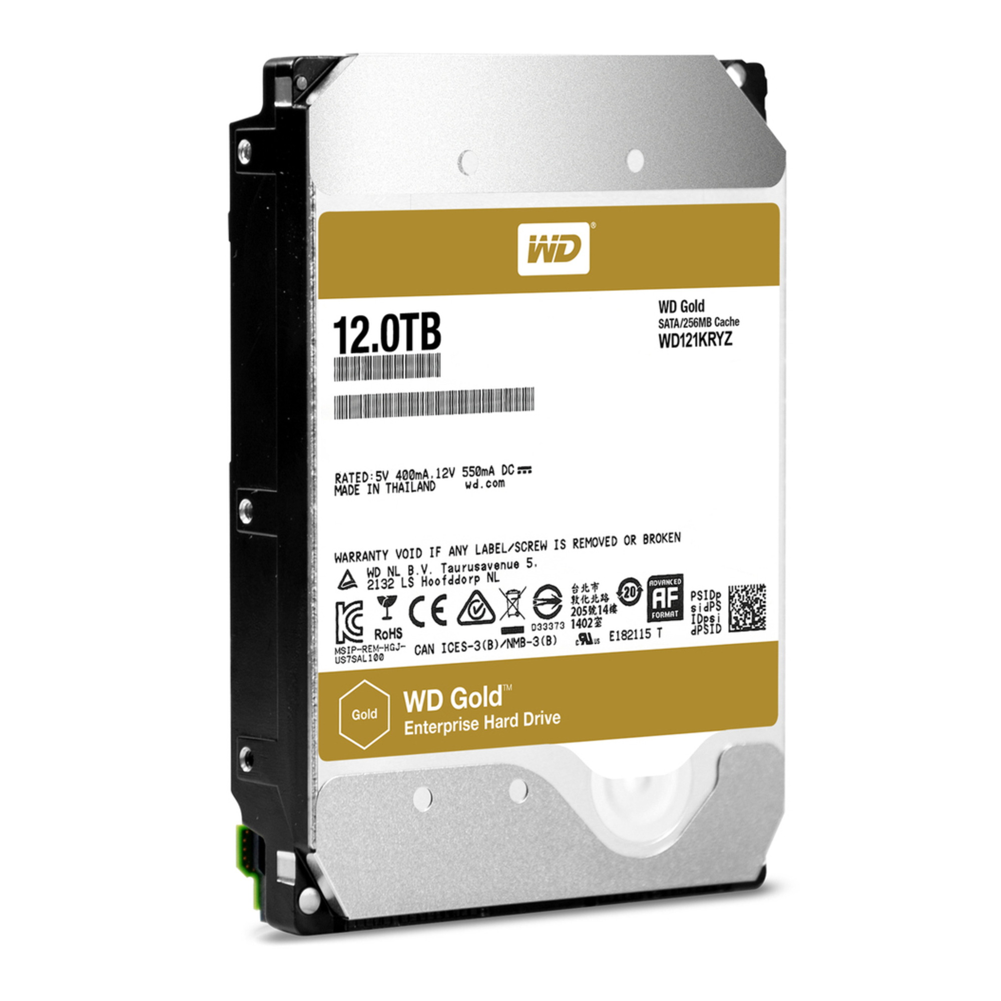 Western Digital Gold 3.5  12000 Go Série ATA III - Neuf