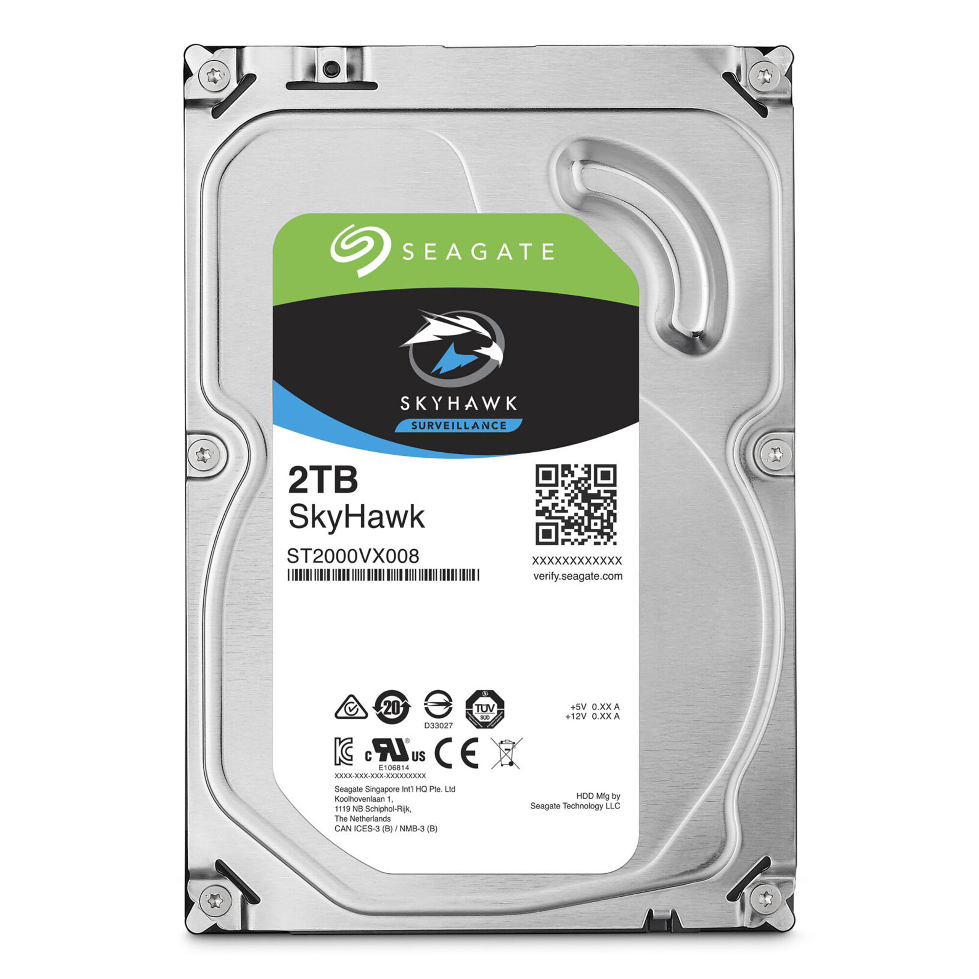 Seagate Technology Skyhawk 2TB Surveillance 3.5IN 6Gb/ SATA 64MB - vue 4