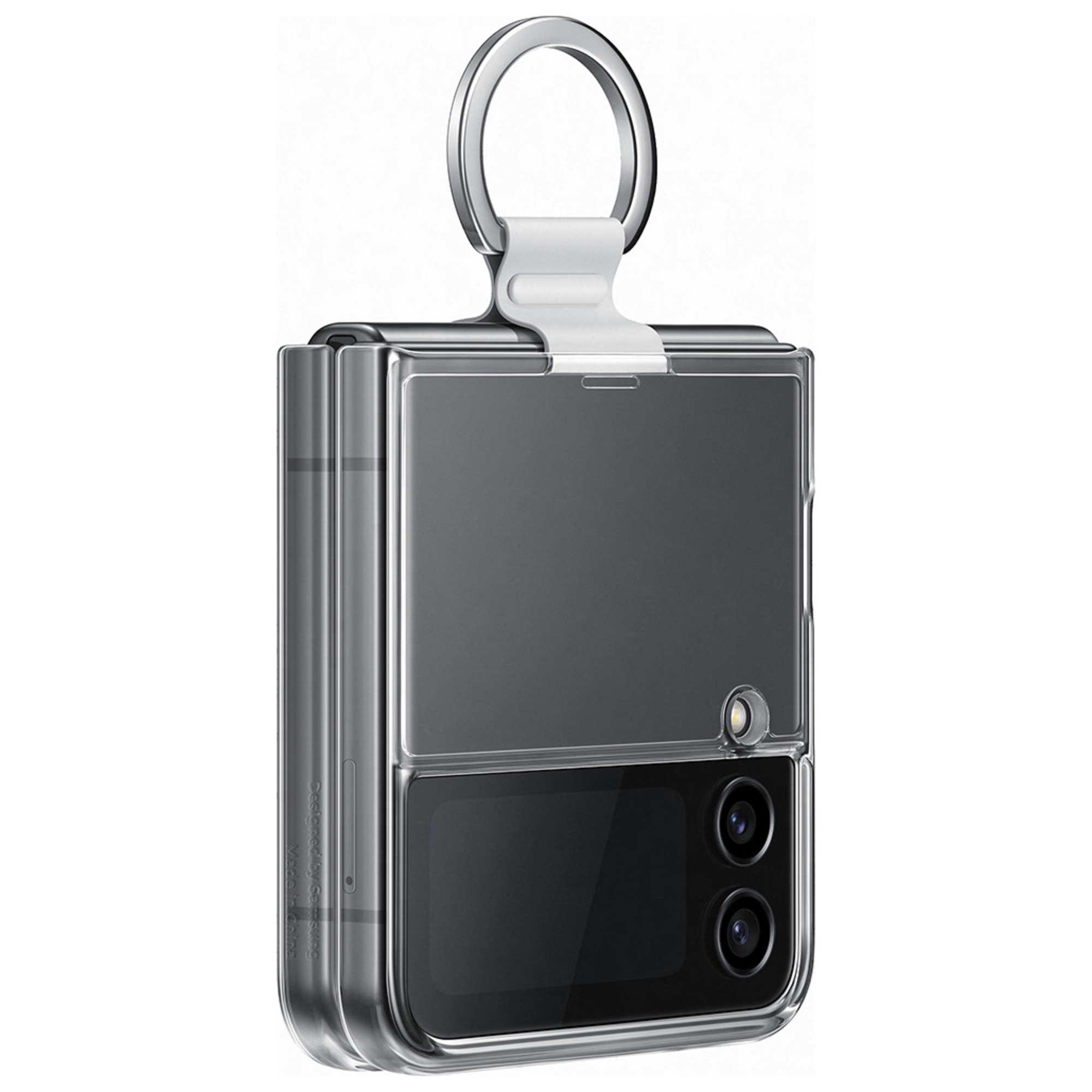 Coque transparente avec anneau SAMSUNG Galaxy Z Flip4 - vue 3