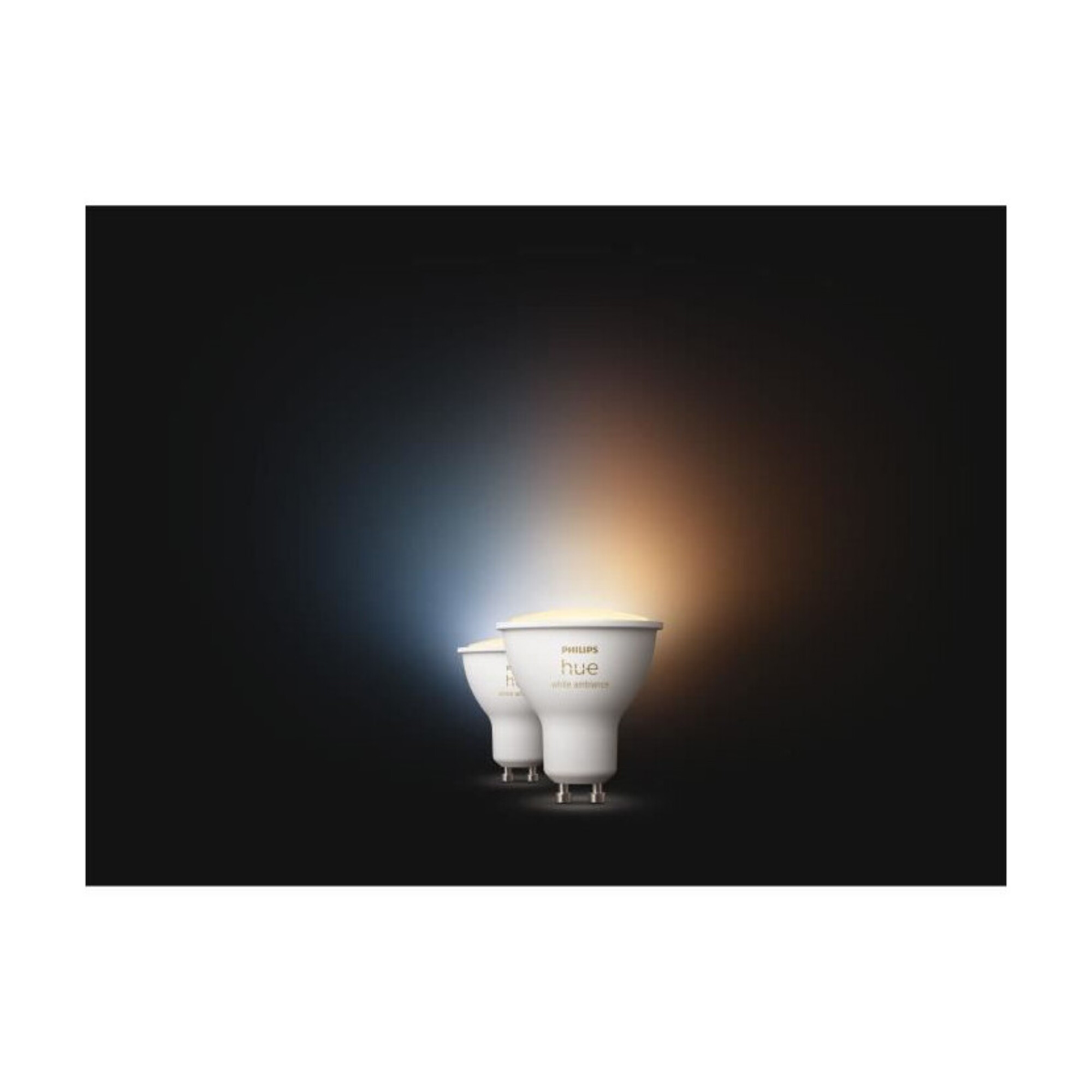 2 ampoules connecté Philips Hue variable E27 GU10 350lm IP20 chaud ou froid - vue 5