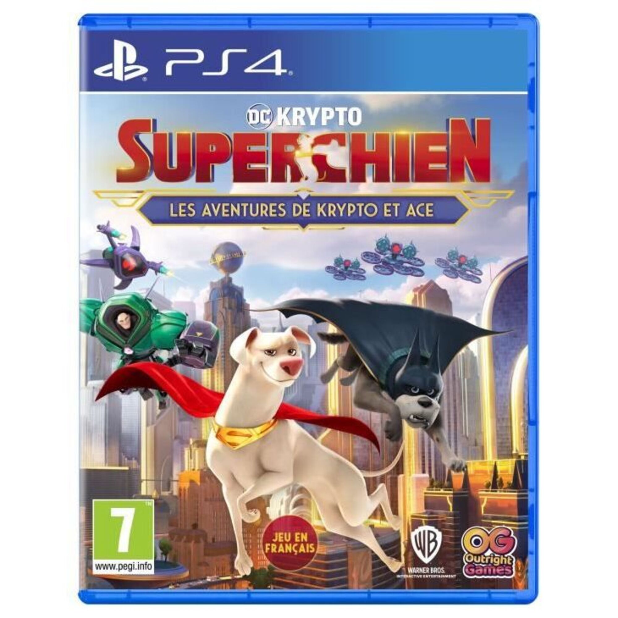 DC Krypto Super Chien: Les aventures de Krypto et Ace Jeu PS4 Neuf