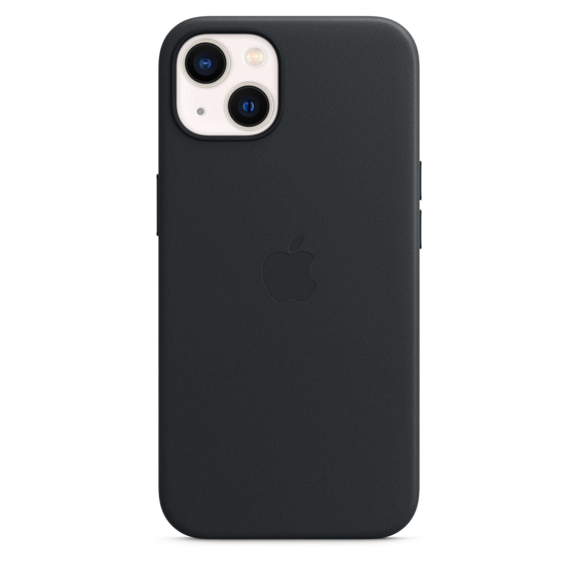 APPLE  Coque Leather MagSafe iPhone 13 - Midnight