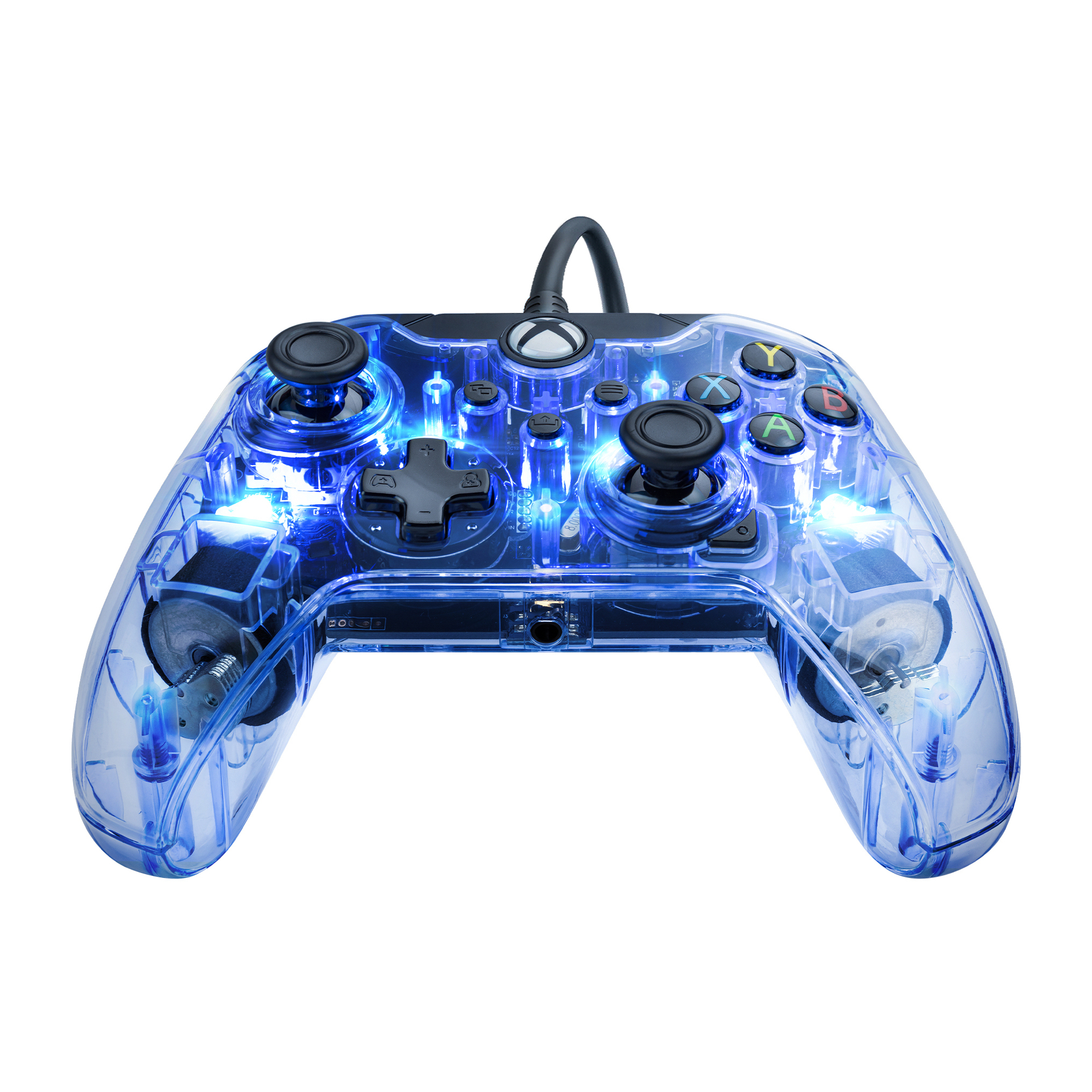 PDP Afterglow Noir, Bleu, Transparent USB Manette de jeu Analogique/Numérique Xbox One, Xbox Series S, Xbox Series X - Neuf