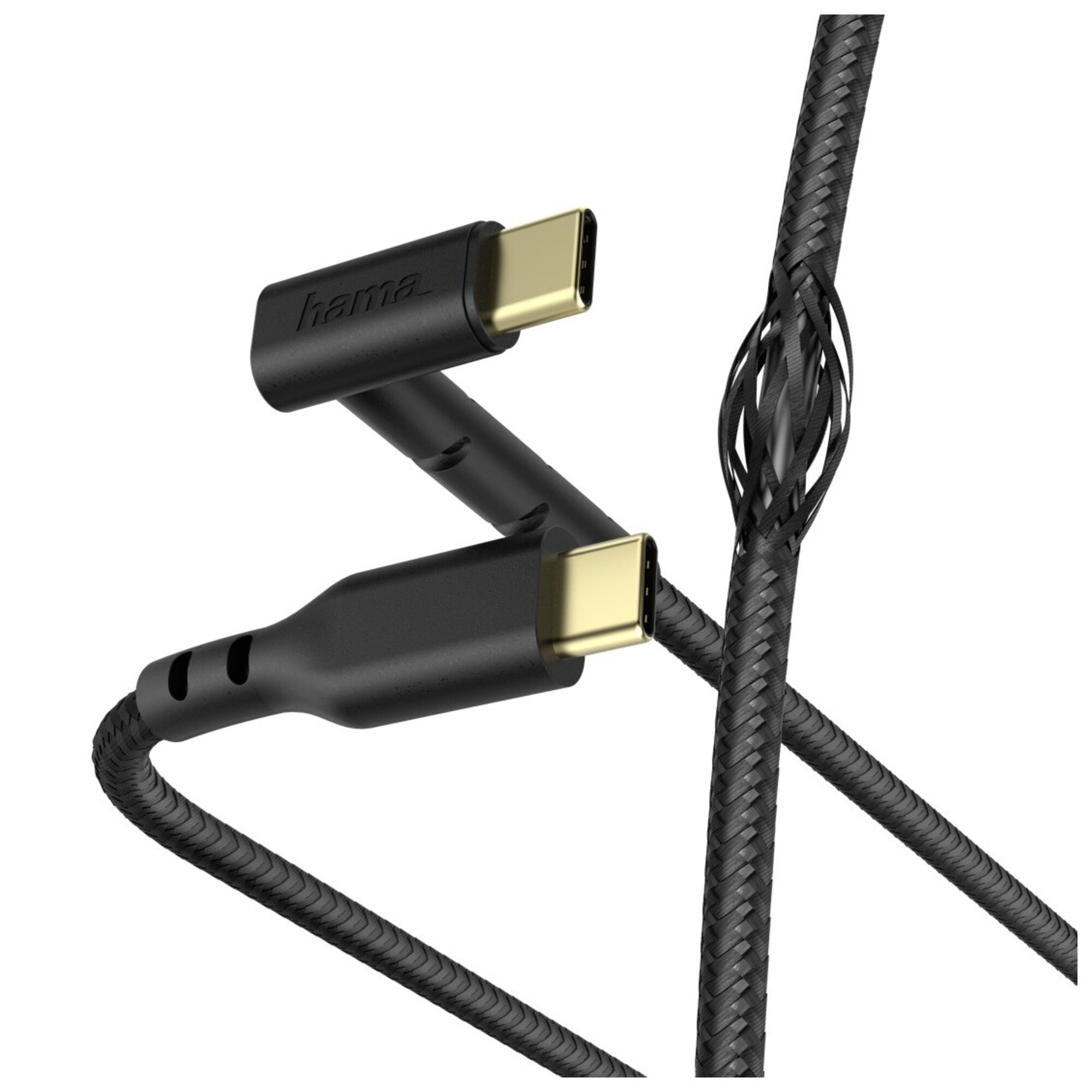 HAMA C&acirc;ble de charge/donn&eacute;es Stand, USB-C - USB-C, 1,5 m, noir - Neuf