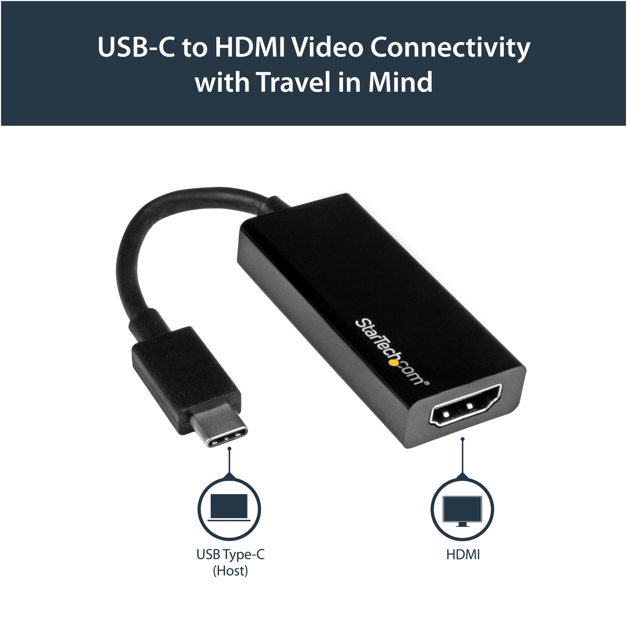StarTech.com Adaptateur vidéo USB C vers HDMI /F Ultra HD 4K Neuf - vue 5