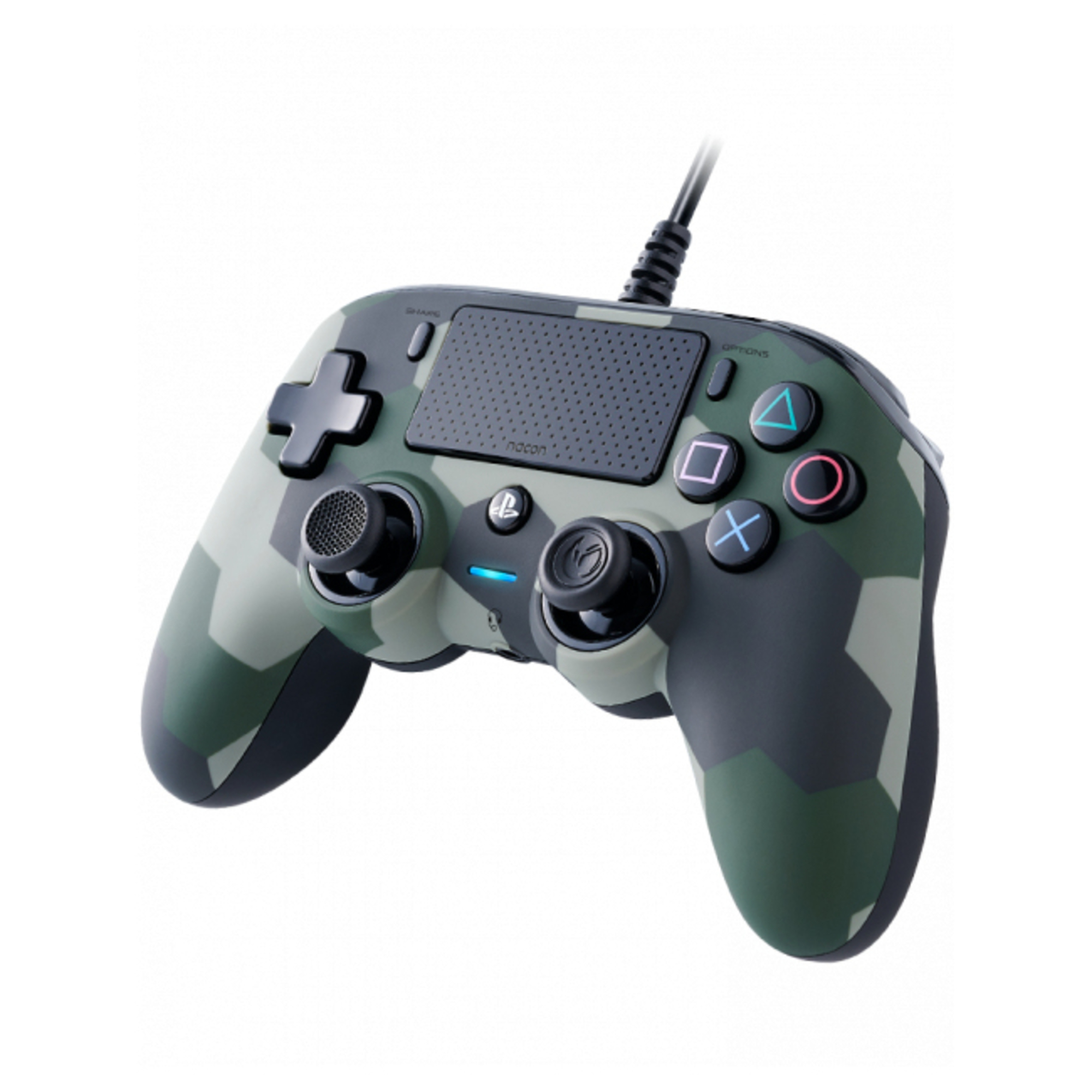 NACON Wired Compact Camouflage USB Manette de jeu Analogique/Numérique PC, PlayStation 4 - Neuf