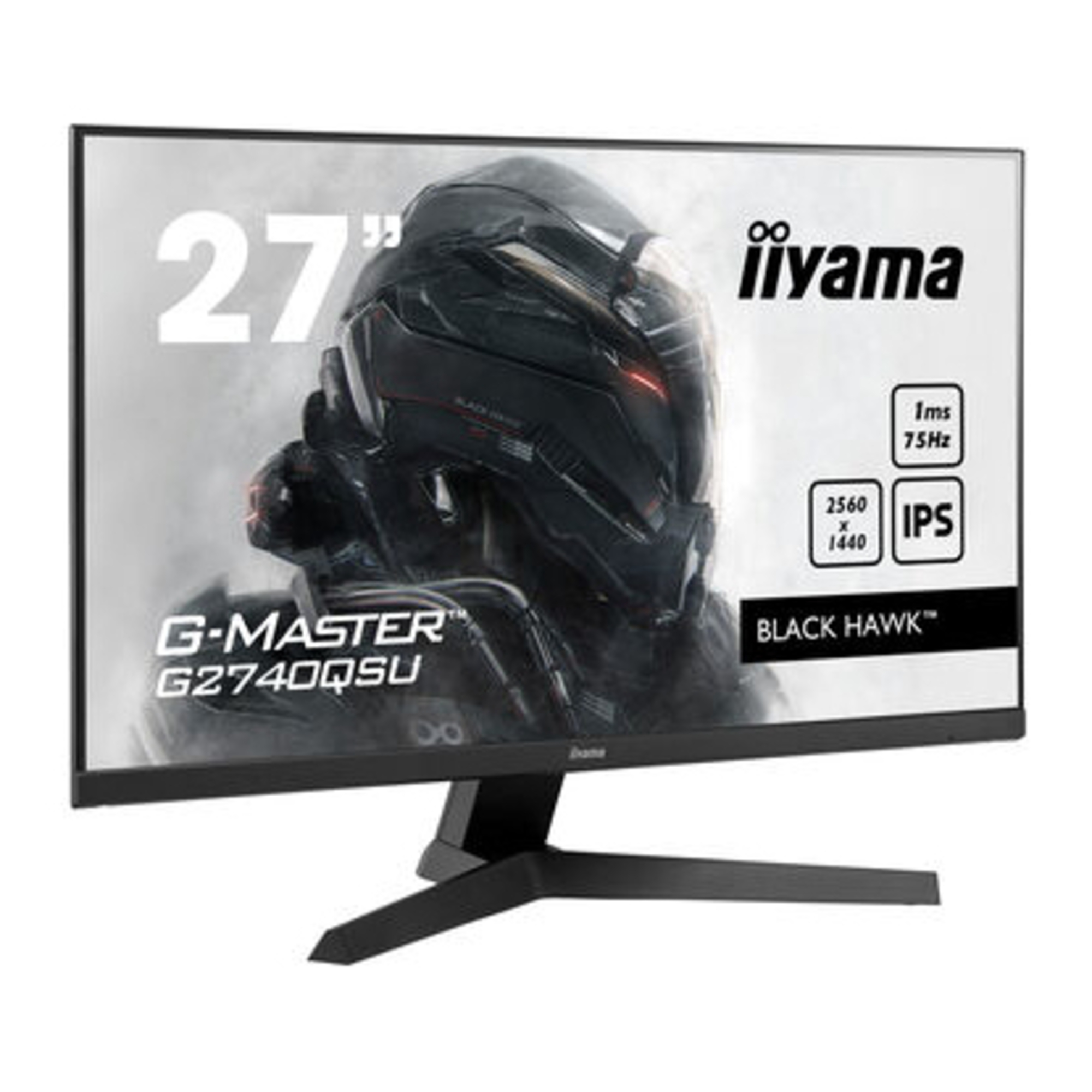 iiyama G-MASTER Black Hawk 68,6 cm (27 ) 2560 x 1440 pixels Wide Quad HD LED Noir - Neuf