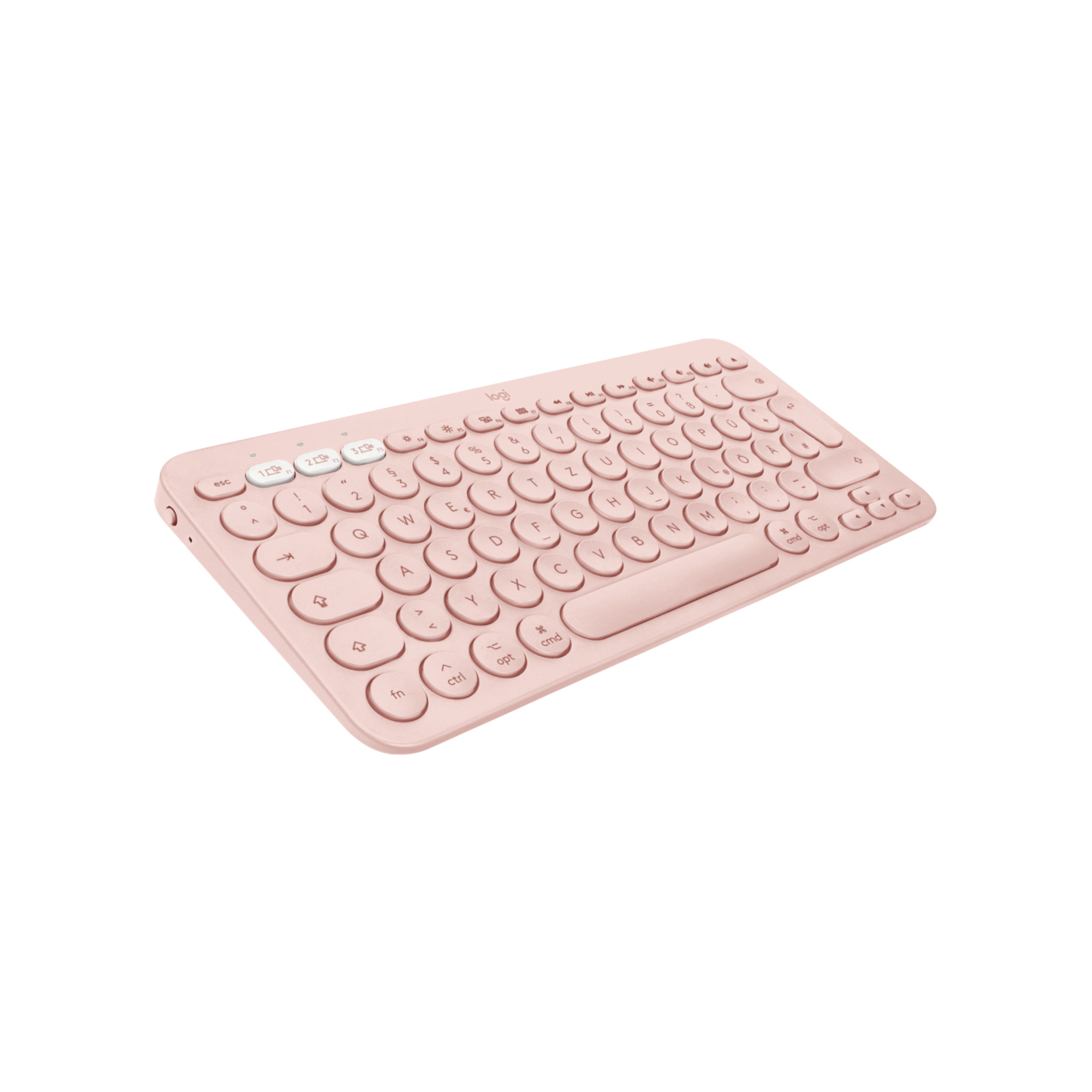 Logitech K380 for Mac Multi-Device Bluetooth Keyboard clavier Universel AZERTY Français Rose - Neuf