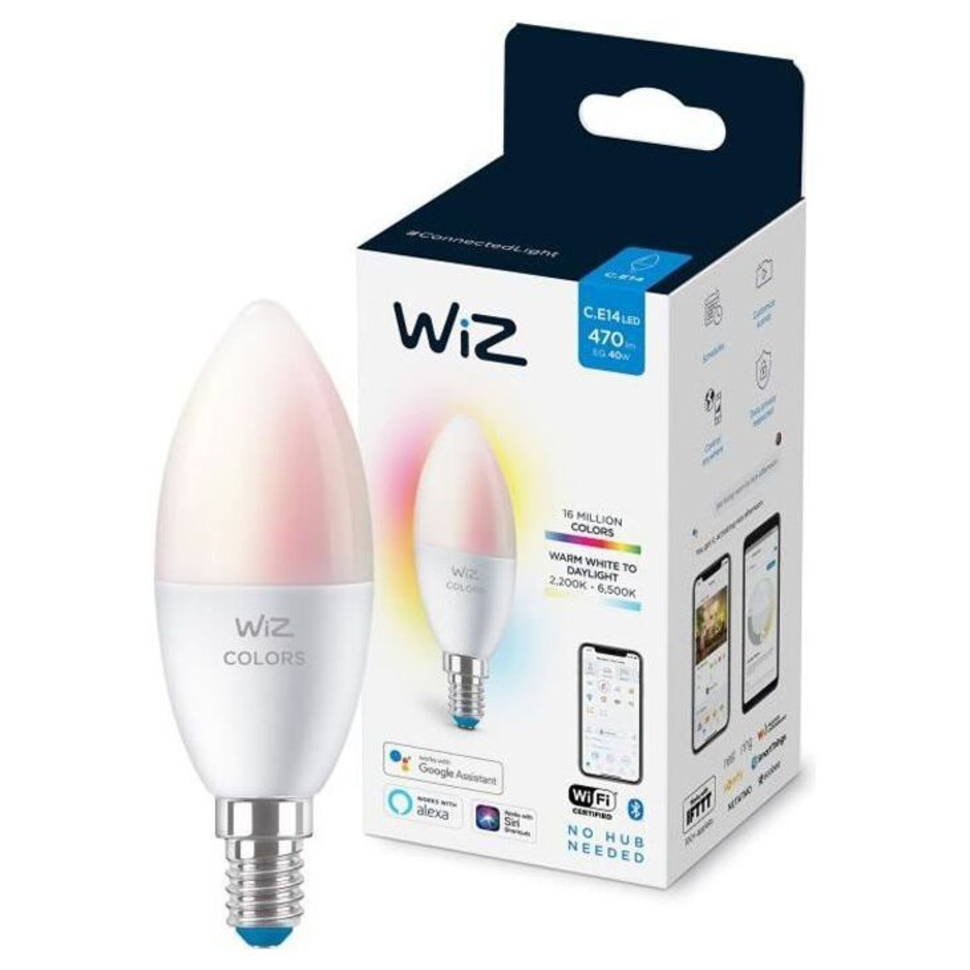 WiZ Ampoule connectée couleur Flamme E14 Neuf