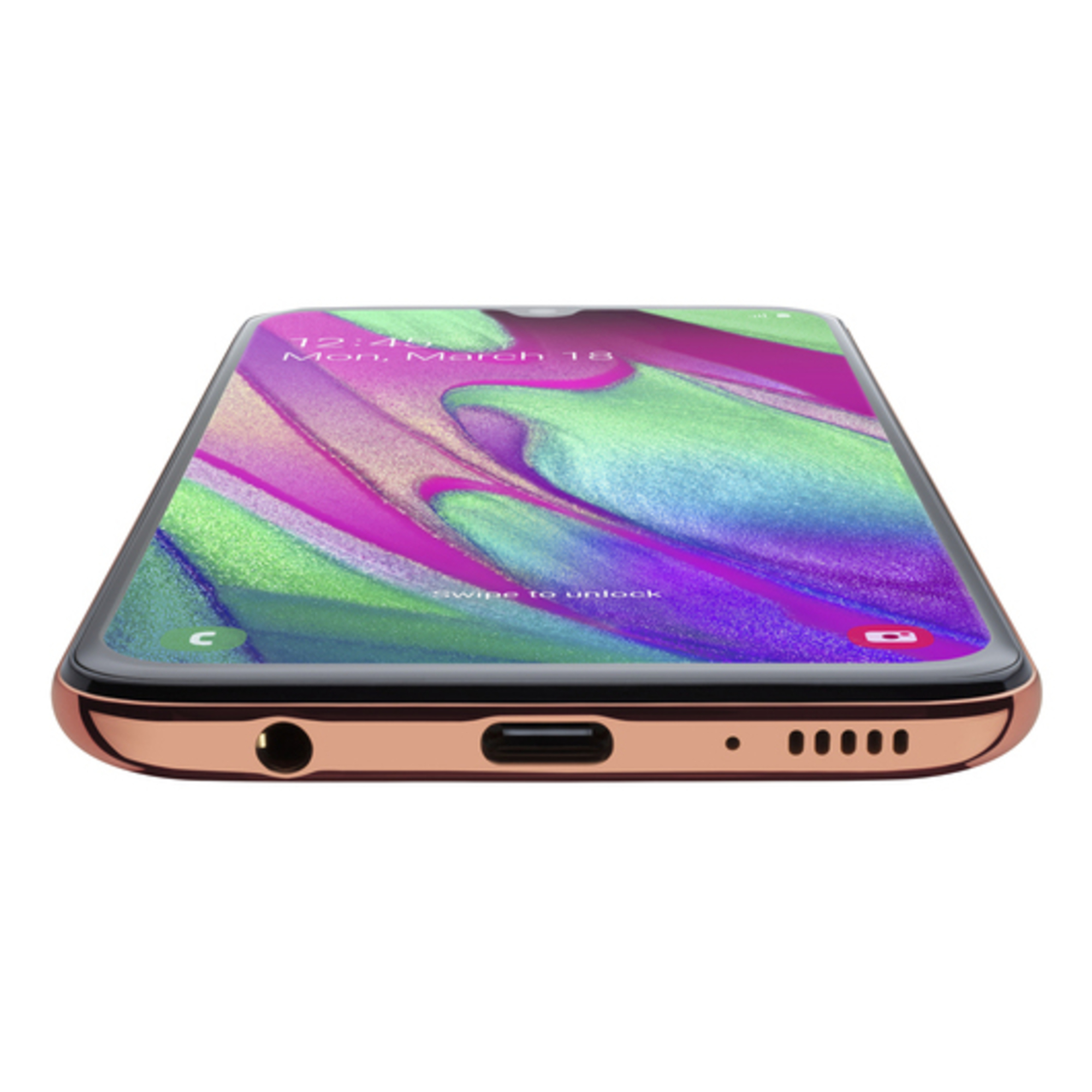 Galaxy A40 (2019) 64 Go, Corail, débloqué - Très bon état