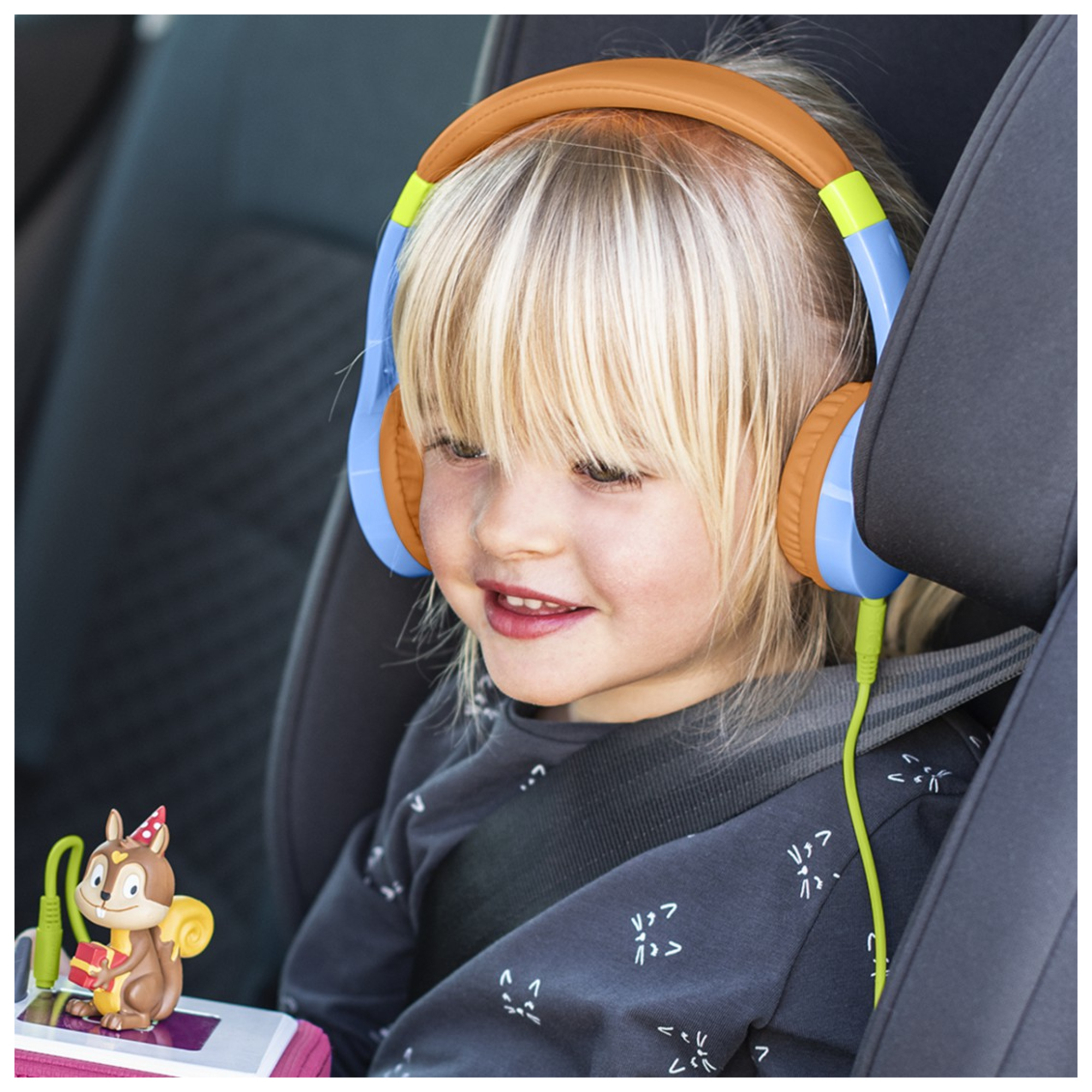 Hama Kids Guard Casque Avec fil Arceau AppelsMusique Jaune Neuf - vue 5