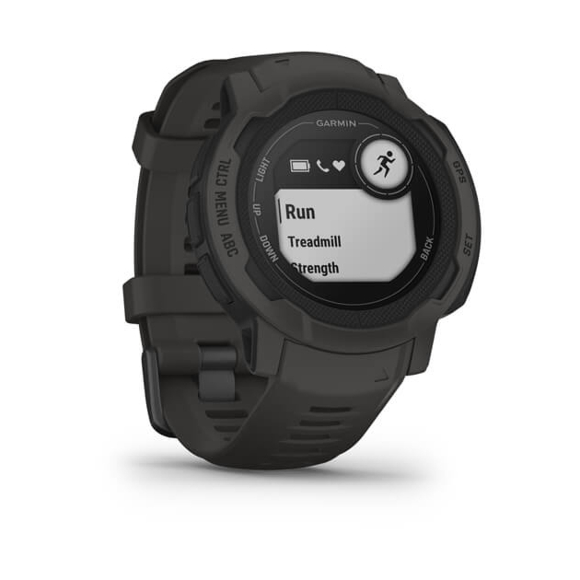 Instinct 2 2,29  (0.9 ) Mip 45 Mm Graphite Gps (Satellite) - Neuf