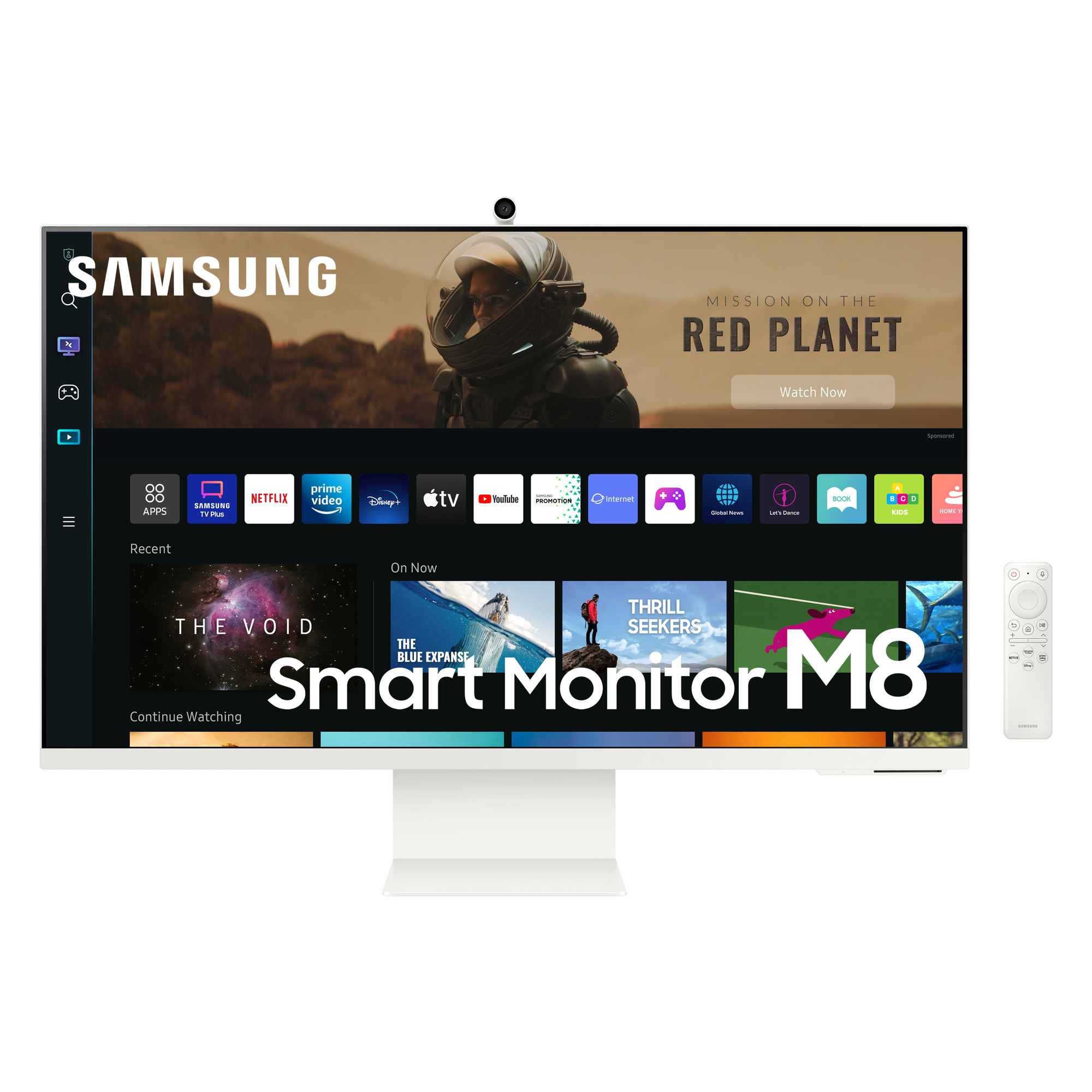 Samsung S32BM801UU M80B Series écran LED Intelligent 32 3840 x 2160 4K @ 60 Hz VA 400 cdm² 3000:1 HDR10 HDR10+ 4 ms Micro HDMI 2xUSB C haut parleurs chaud - vue 5