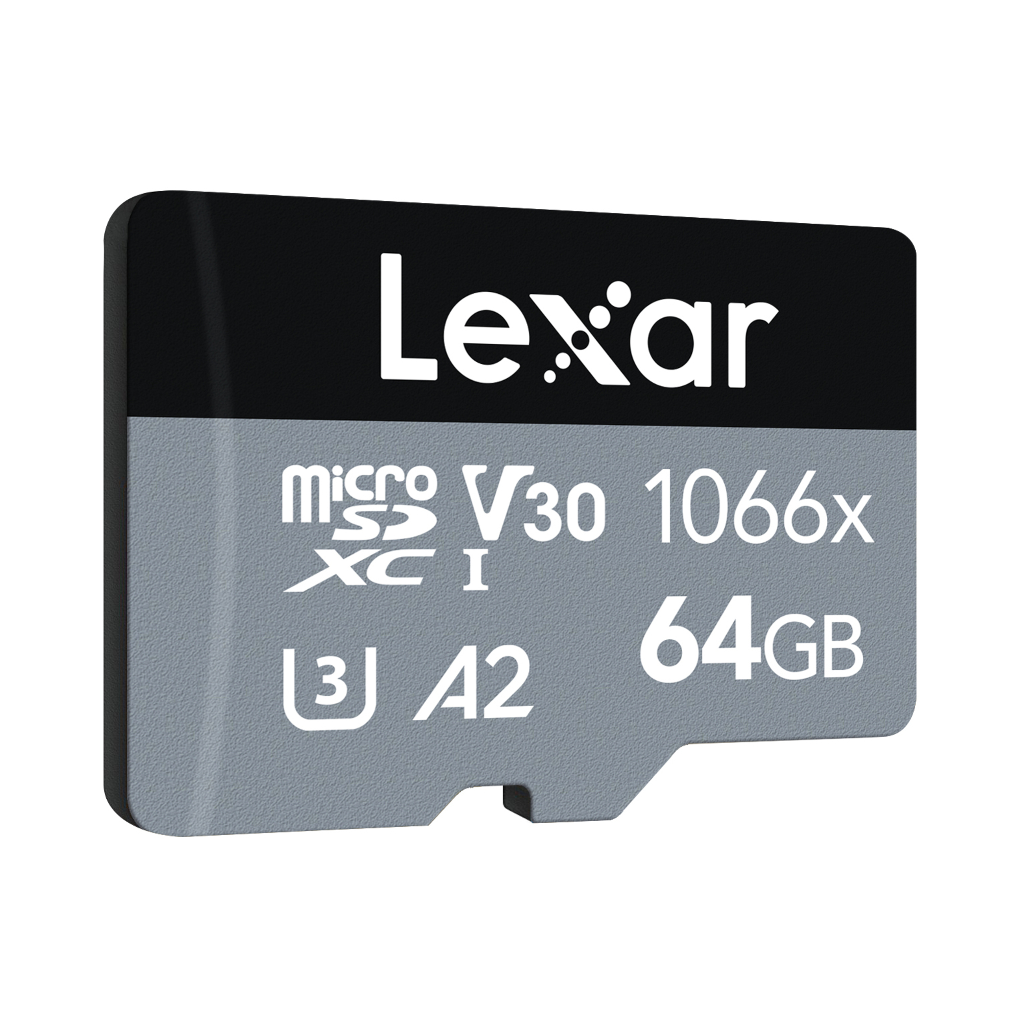 Lexar Professional 1066x microSDXC UHS-I Cards SILVER Series 64 Go Classe 10 - Neuf