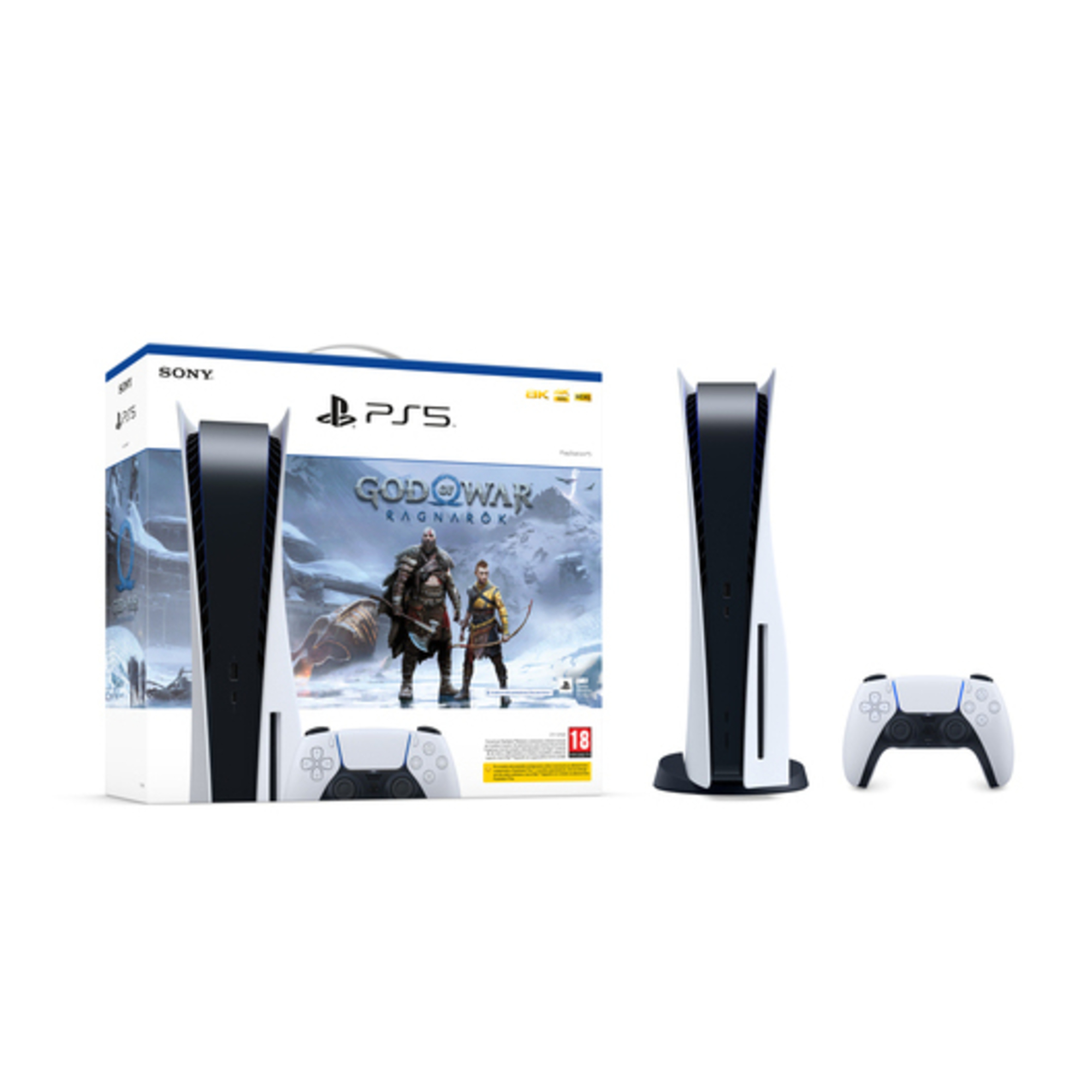 Pack PS5 & God of War Ragnarök Console de jeux Playstation 5 Standard Bon état - vue 2