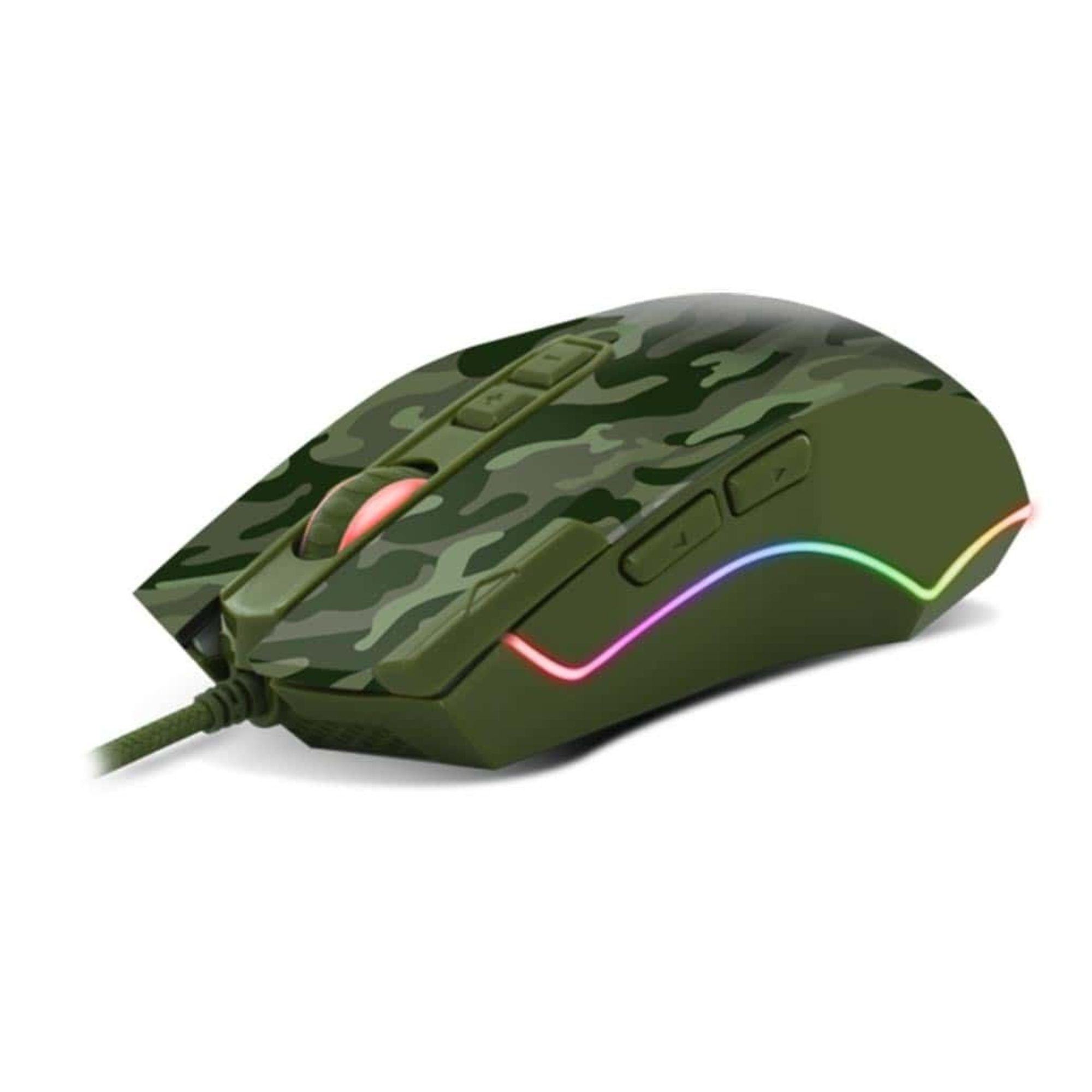 Souris Gamer Commando Elite Edition Camouflage avec Rapid Fire - Neuf