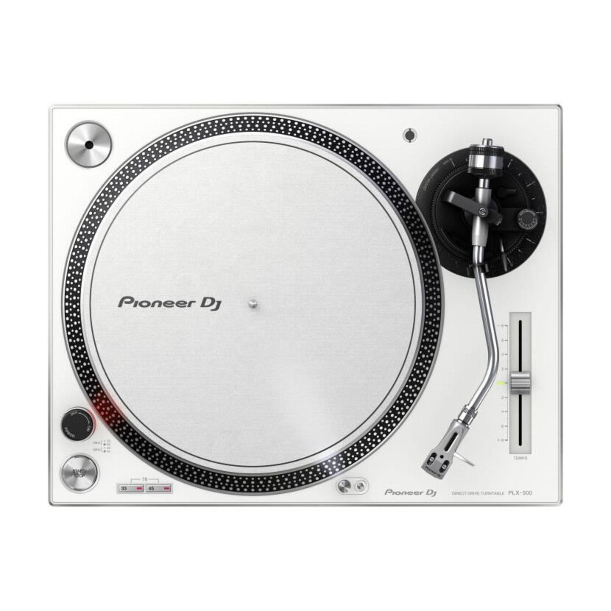 Pioneer PLX-500 Platine dj à entrainement direct Blanc - Neuf