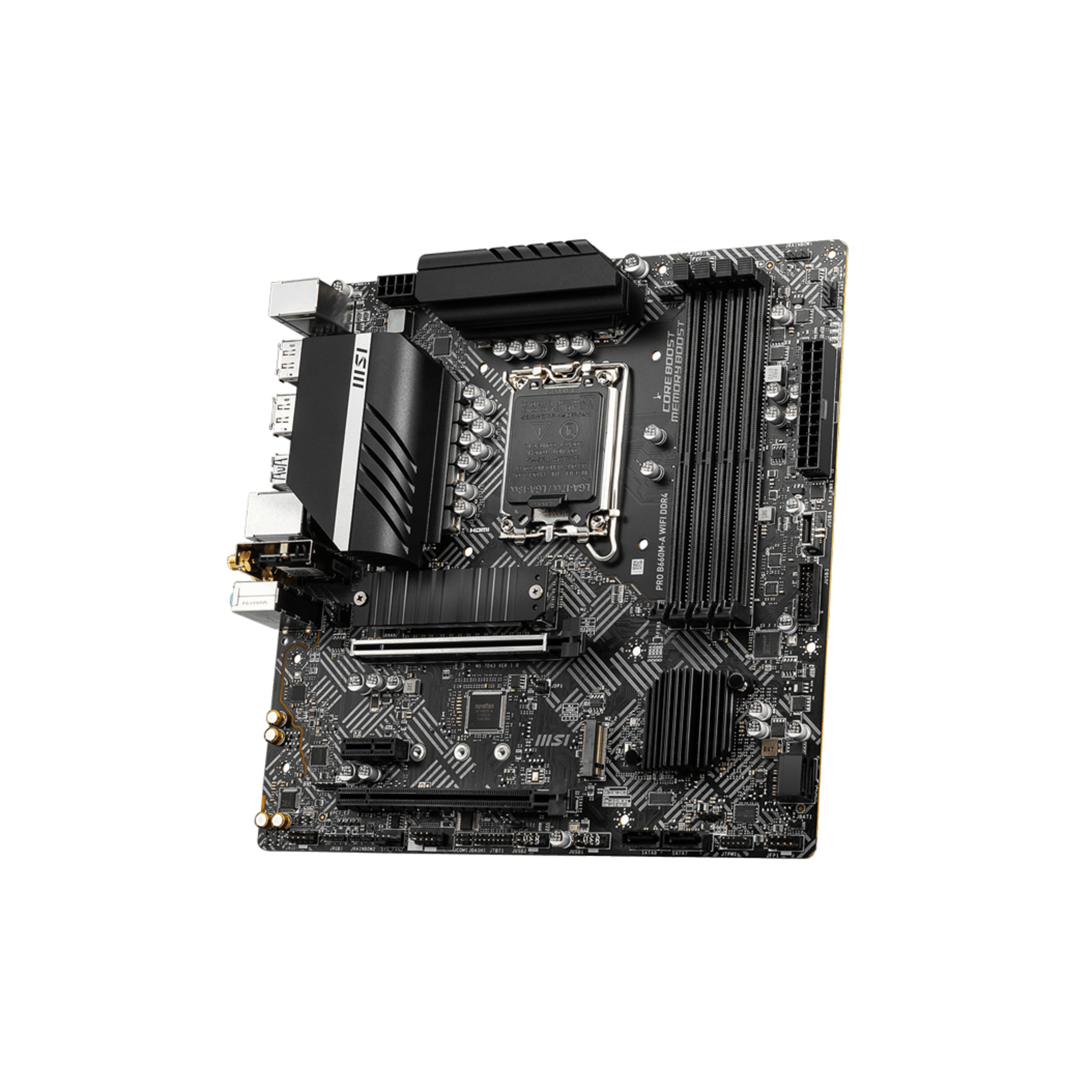 MSI PRO B660M A WIFI DDR4 carte mère Intel B660 LGA 1700 micro ATX Neuf - vue 3