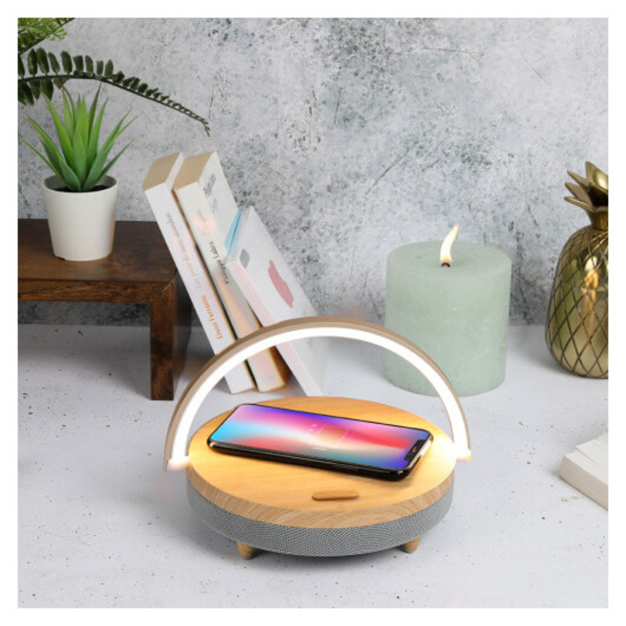 Lampe avec station de charge et enceinte ARSOUND Neuf - vue 3