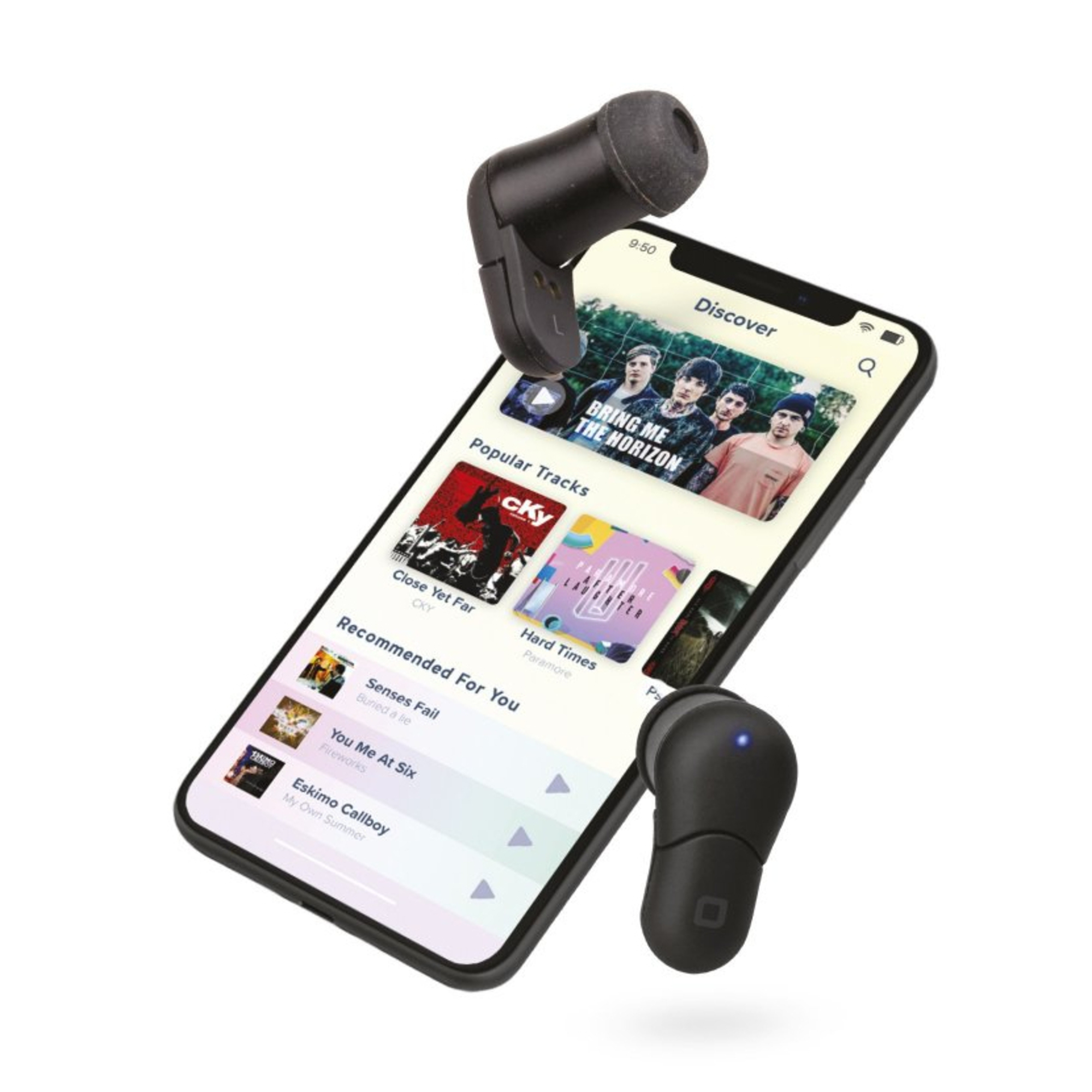 SBS TEEARSETBTTWS400K écouteur/casque Sans fil Ecouteurs Sports Bluetooth Noir - vue 2