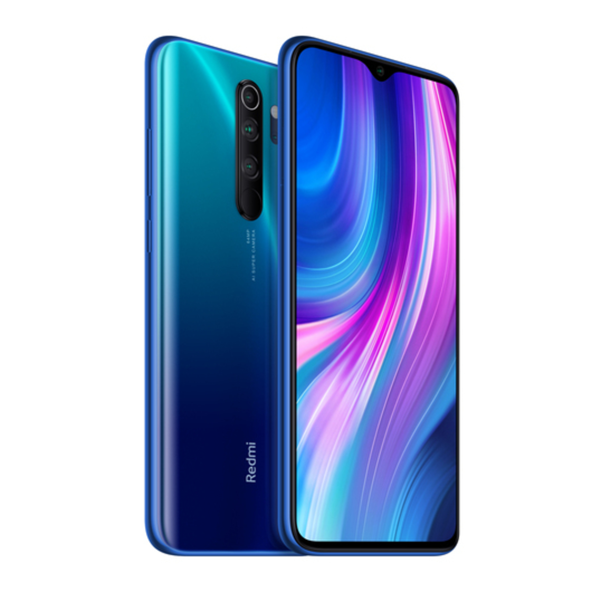 Redmi Note 8 Pro 128 Go, Bleu, débloqué - Très bon état