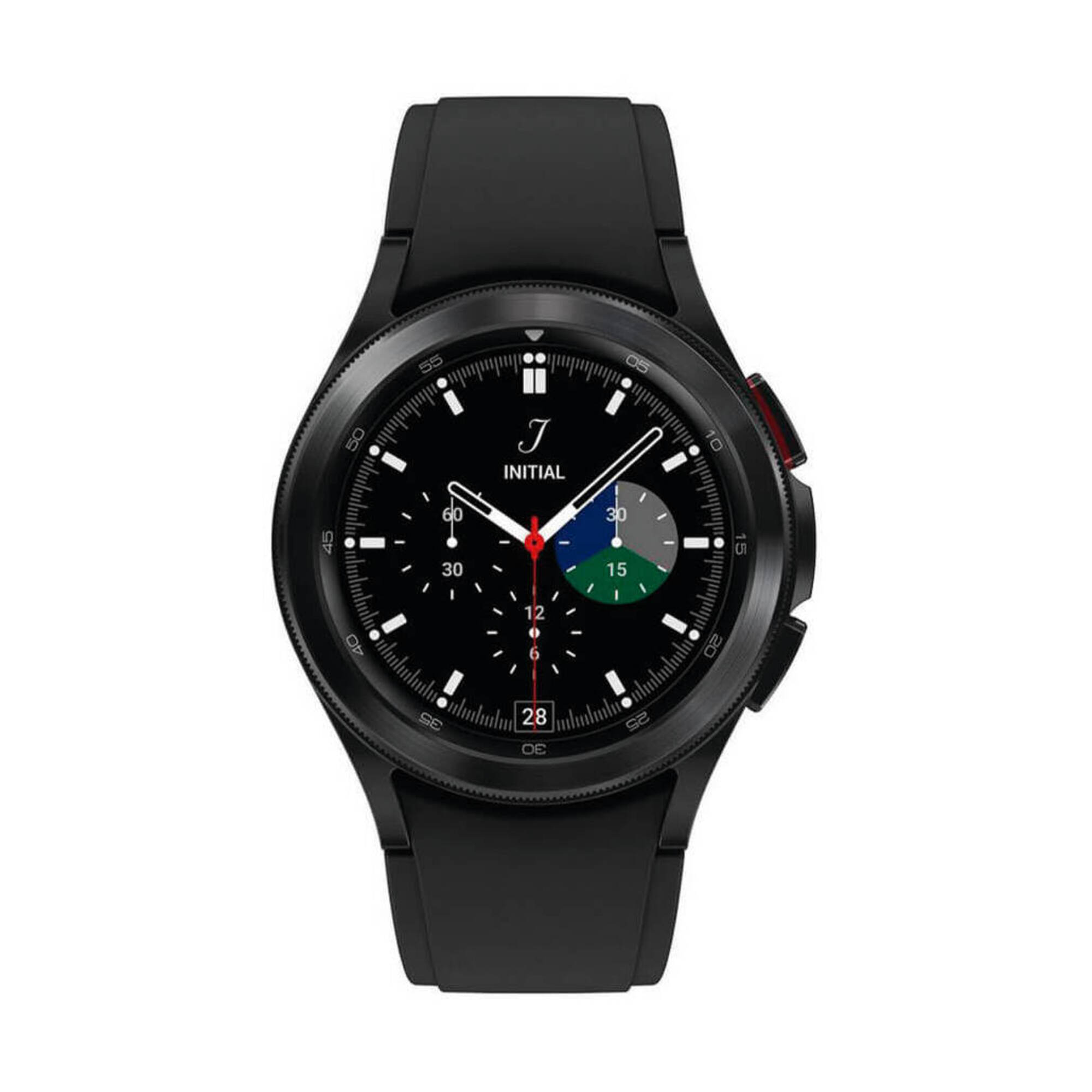 Galaxy Watch4 Classic 46mm - Super AMOLED - Bluetooth - Bracelet Noir - Neuf