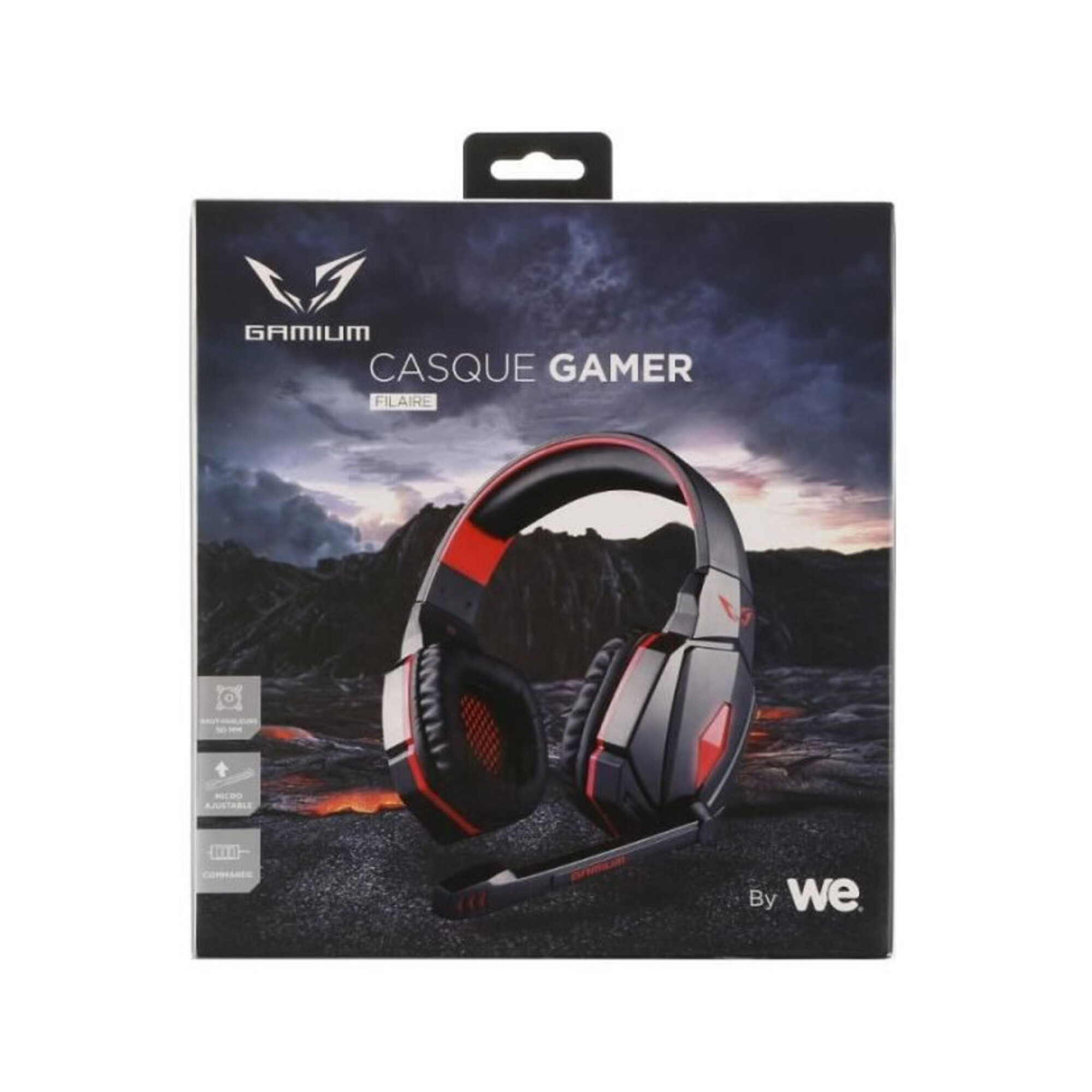 Casque Gamer Gamium WEGCASGAM – Circum-aural, Micro Omnidirectionnel - vue 4