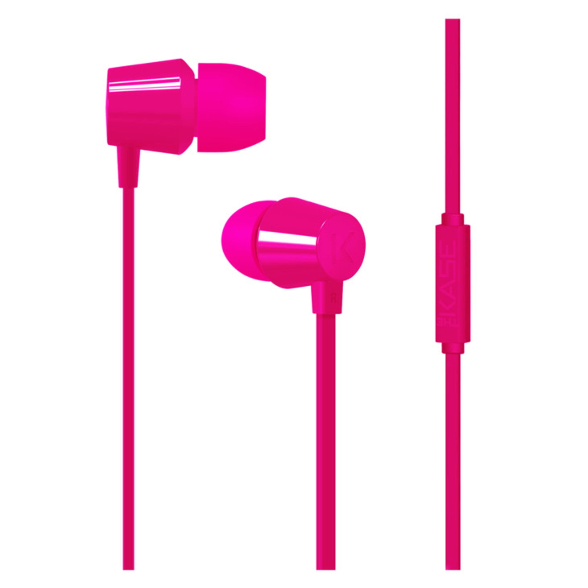 K Ecouteurs intra-auriculaires, Rose Fuschia - Neuf