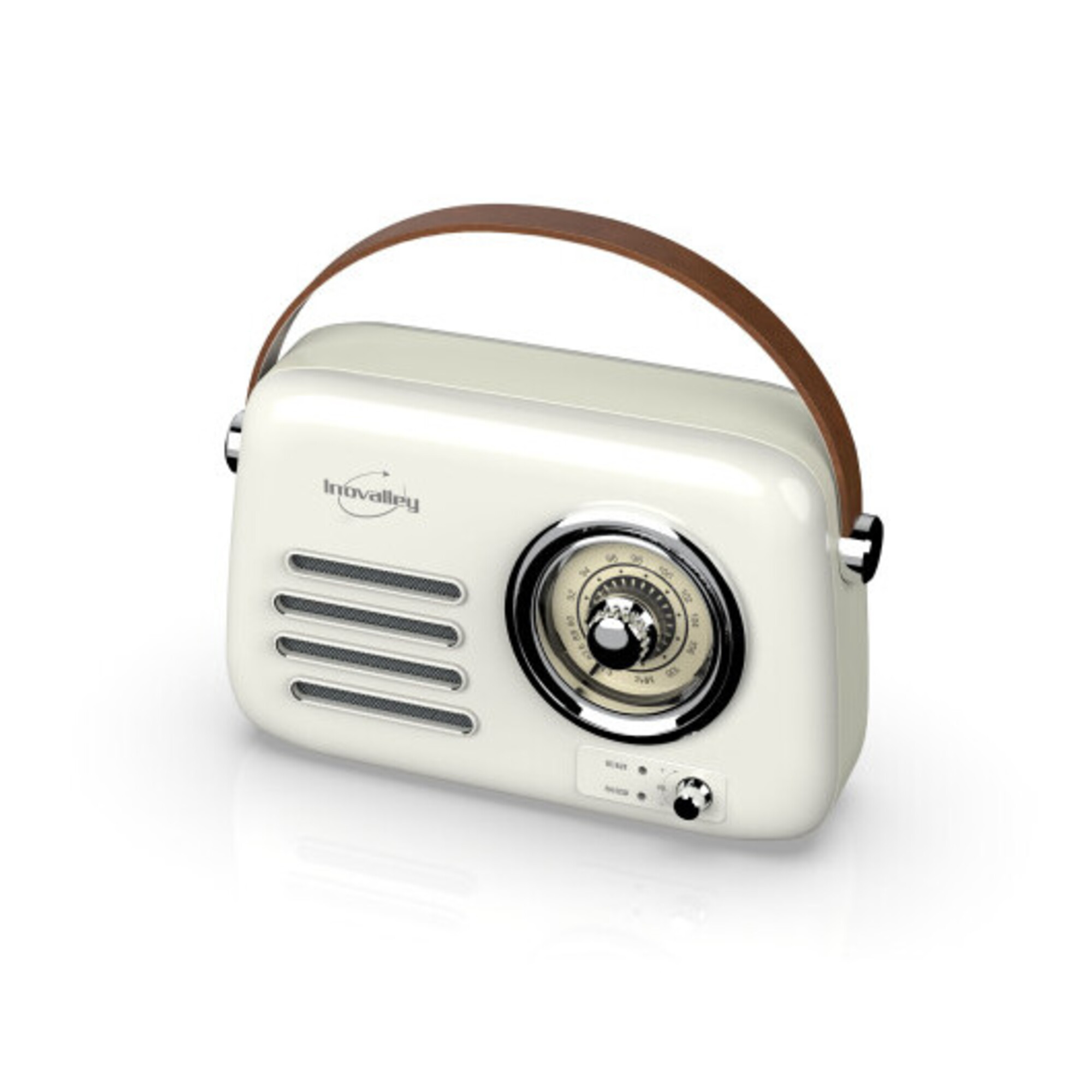 Inovalley RETRO35 C Radio FM Vintage autonome Bluetooth 4.1 Batterie 1500mAh intégrée HP 5 Watts 3 pouces Neuf