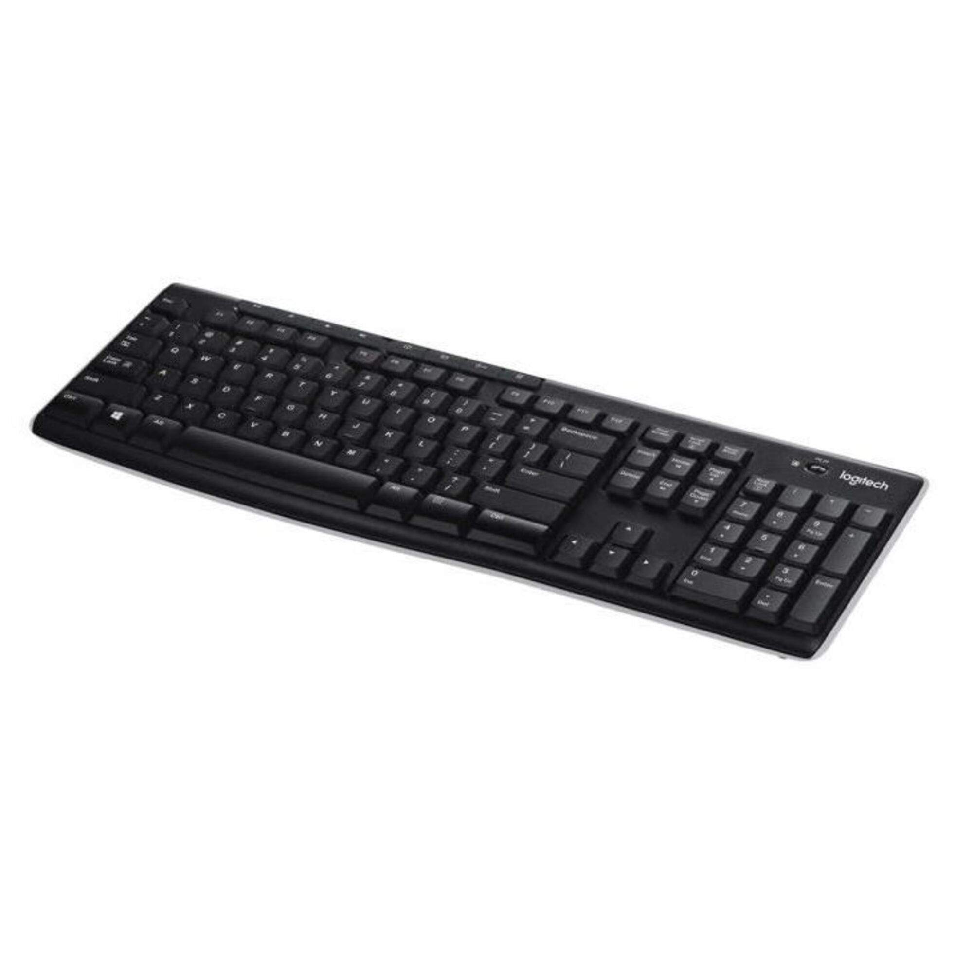 Logitech Wireless Keyboard K270 clavier Maison RF sans fil AZERTY Français Noir - Neuf