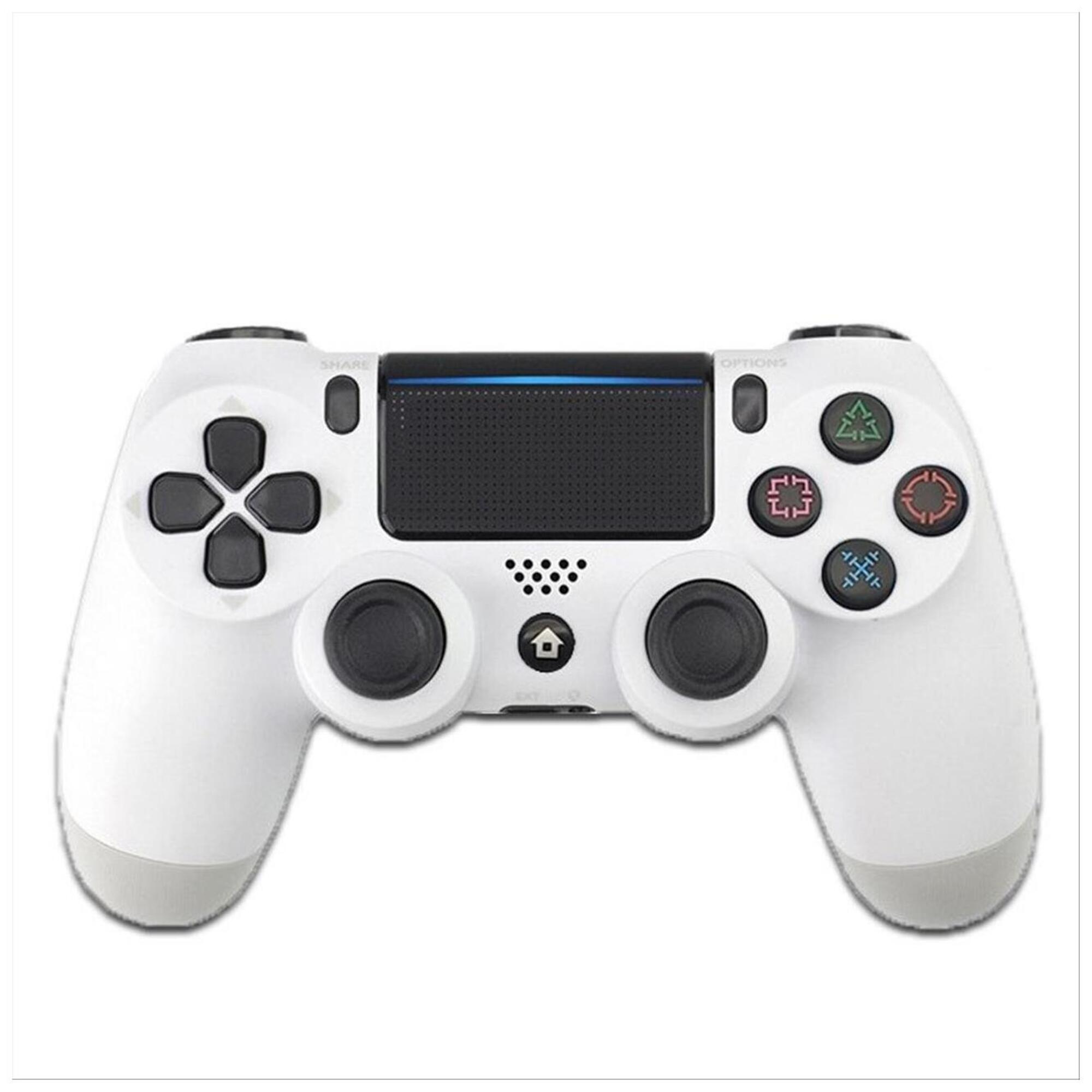 Contrôleur Smartek Smtk-061 Compatible avec PS4- Play Station 4 Blanc