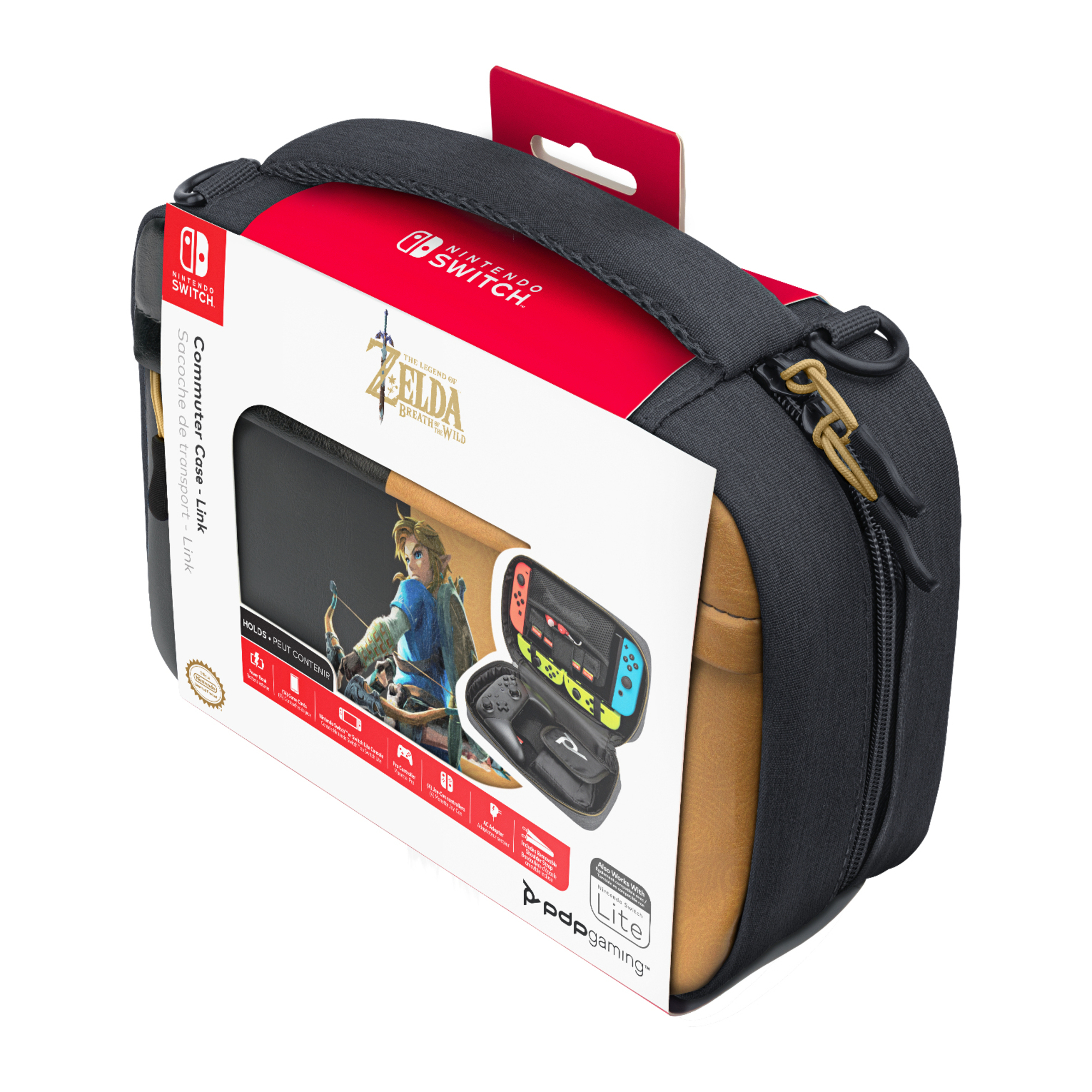 Boîtier robuste Hyrule Hero Link Nintendo Noir, Marron - Neuf