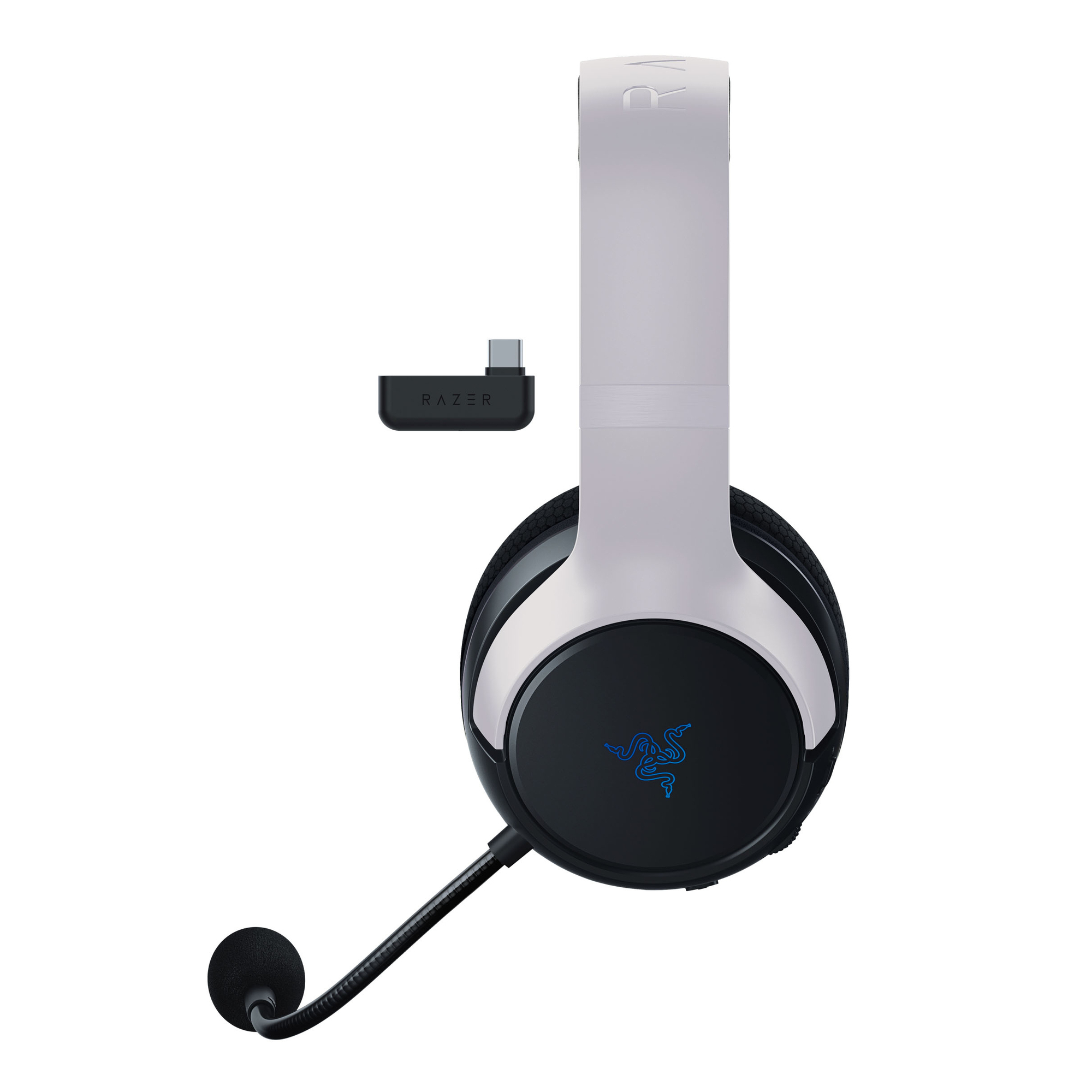 Razer Kaira HyperSpeed Casque Sans fil Arceau Jouer USB Type-C Bluetooth Blanc, Noir - Neuf