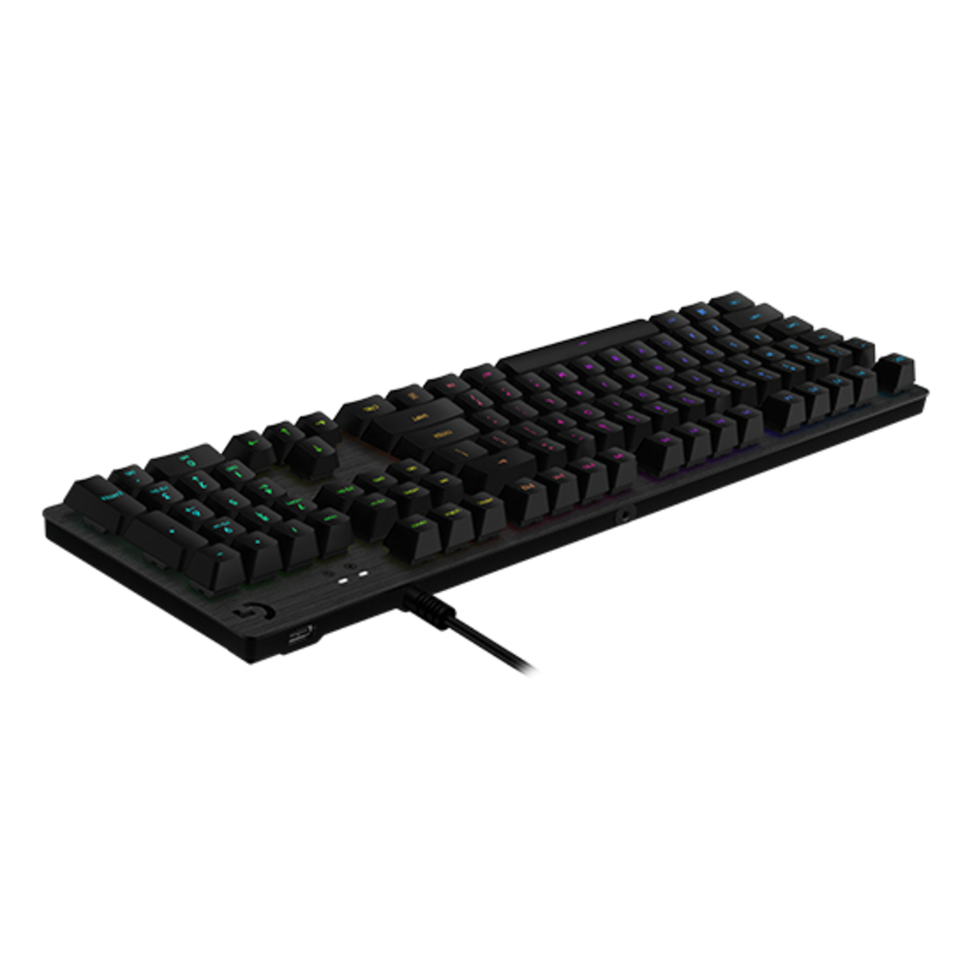 Logitech G G512 CARBON LIGHTSYNC RGB Mechanical Gaming Keyboard with GX Brown switches clavier USB AZERTY Français Charbon - Neuf