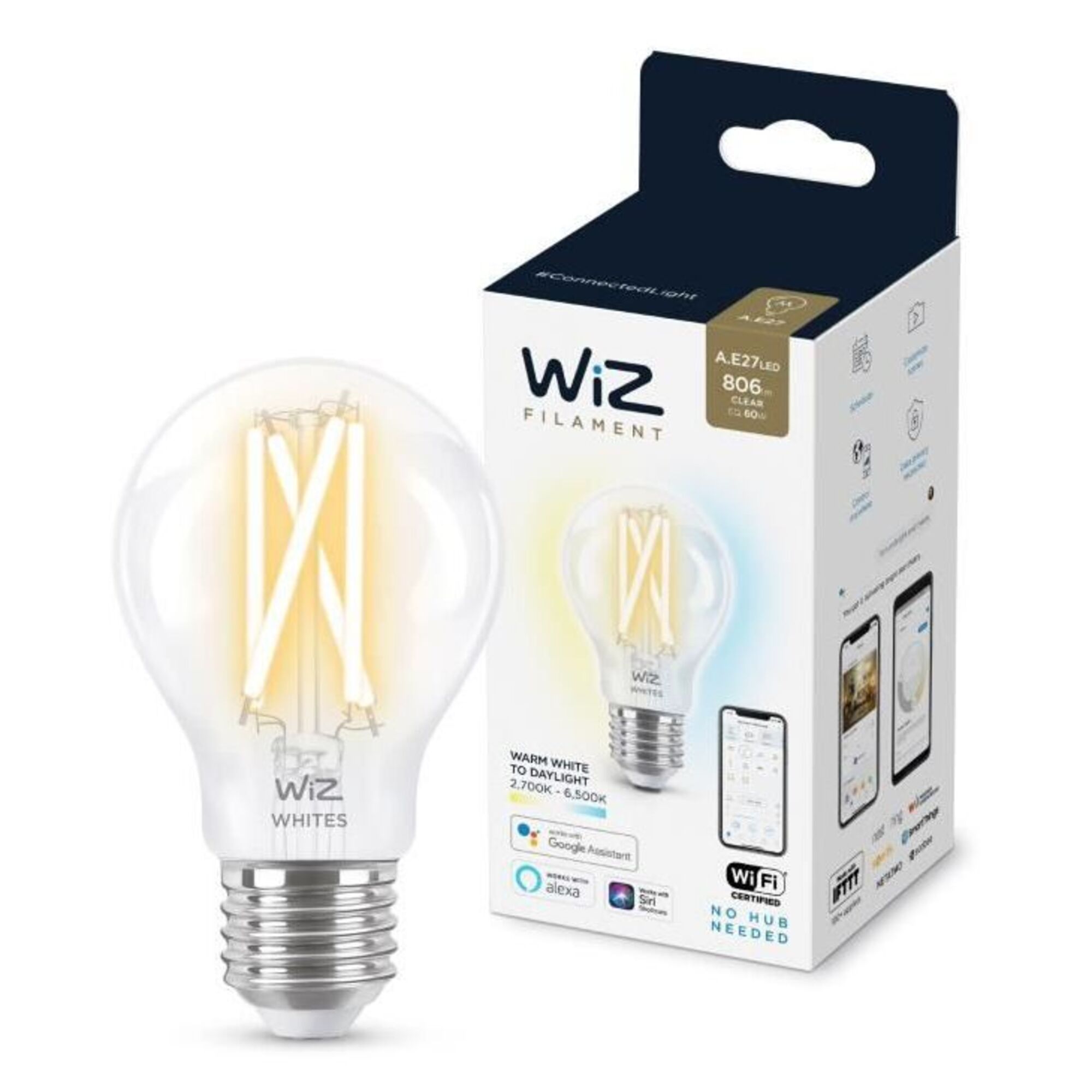 WiZ Ampoule connectée variable E27 Neuf