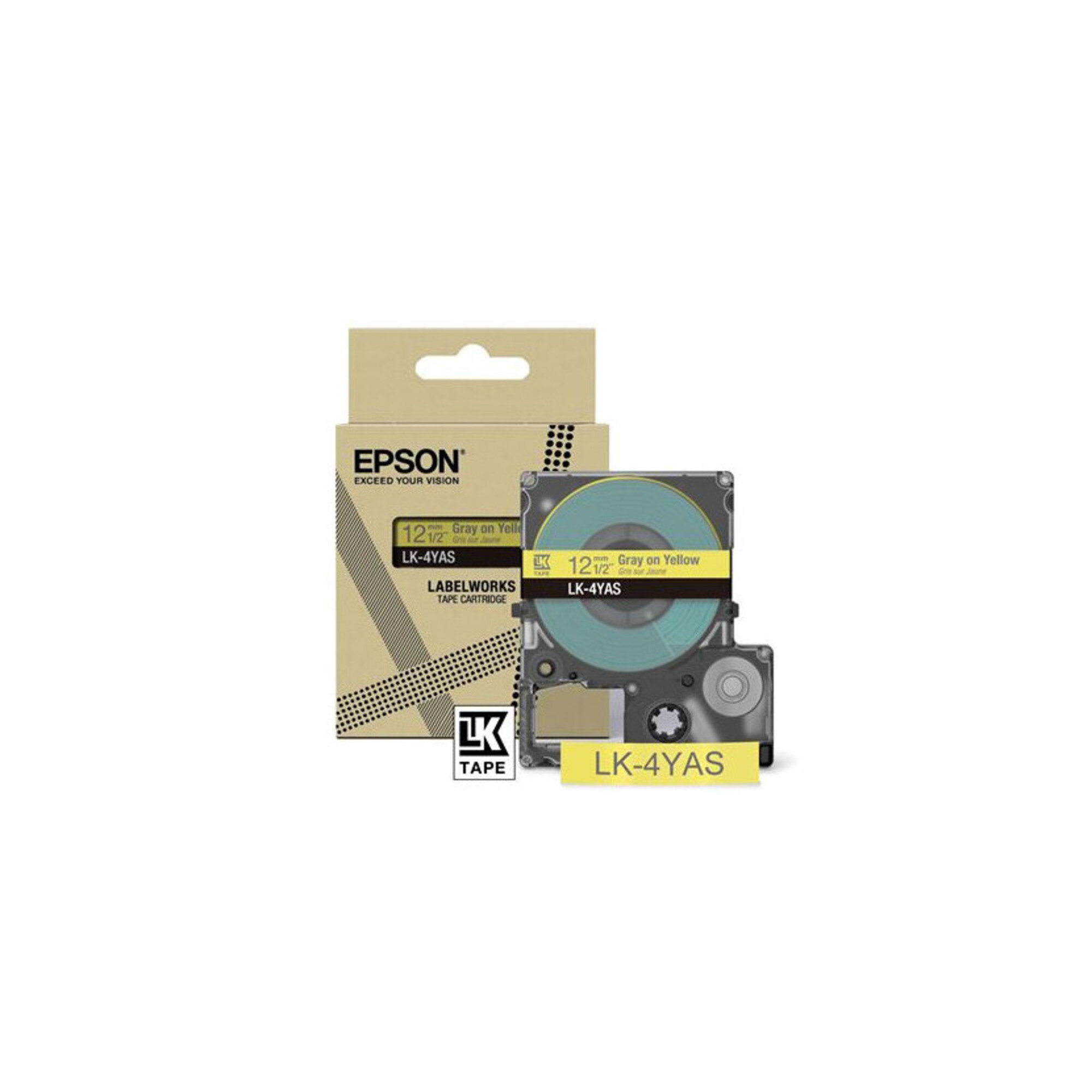 Cartouche d'encre Epson LK 4GAS pour LabelWorks LW C410 et LW C610 sur - vue 2