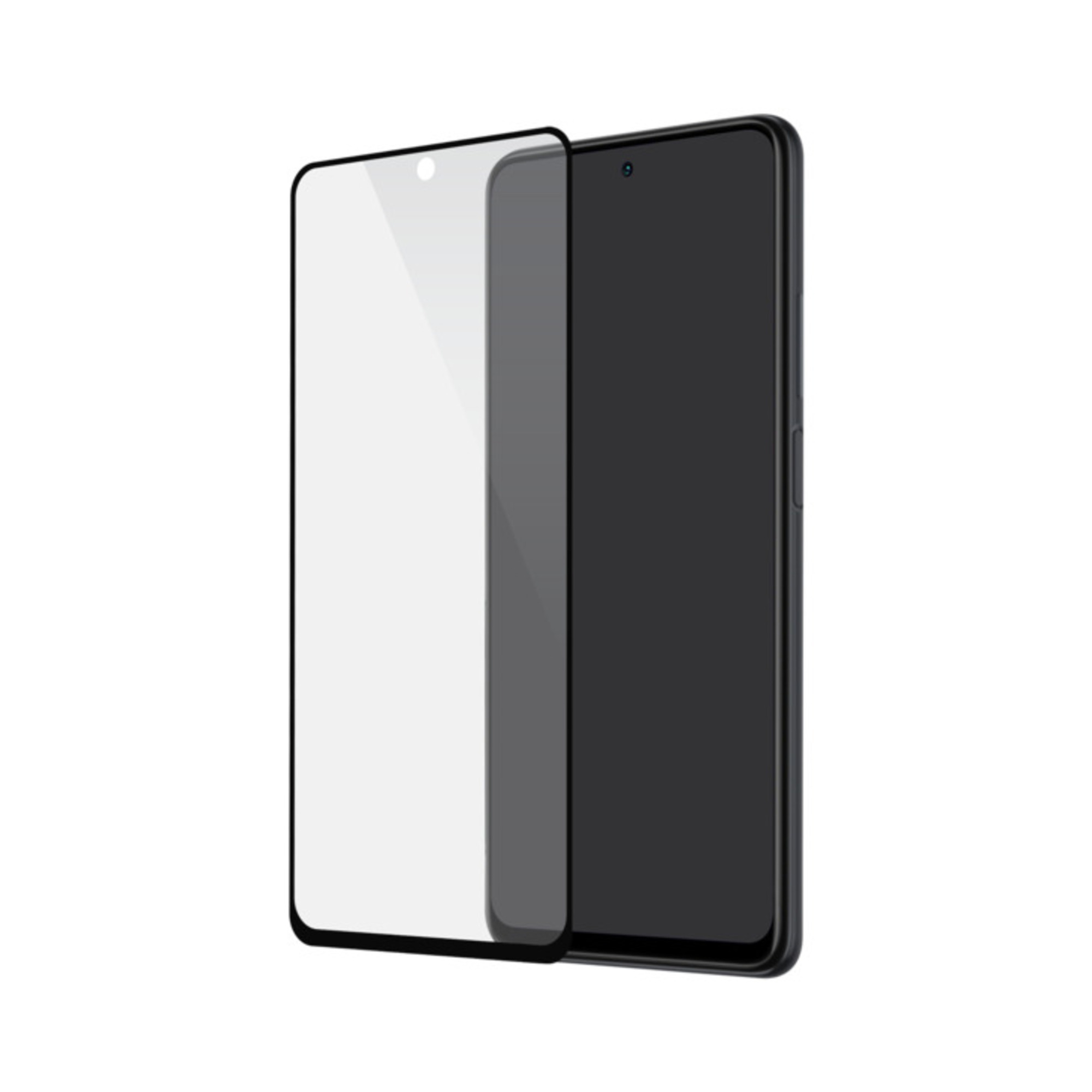 Protection d'écran en verre trempé (100% de surface couverte) pour Xiaomi 10T Lite, Noir - Neuf