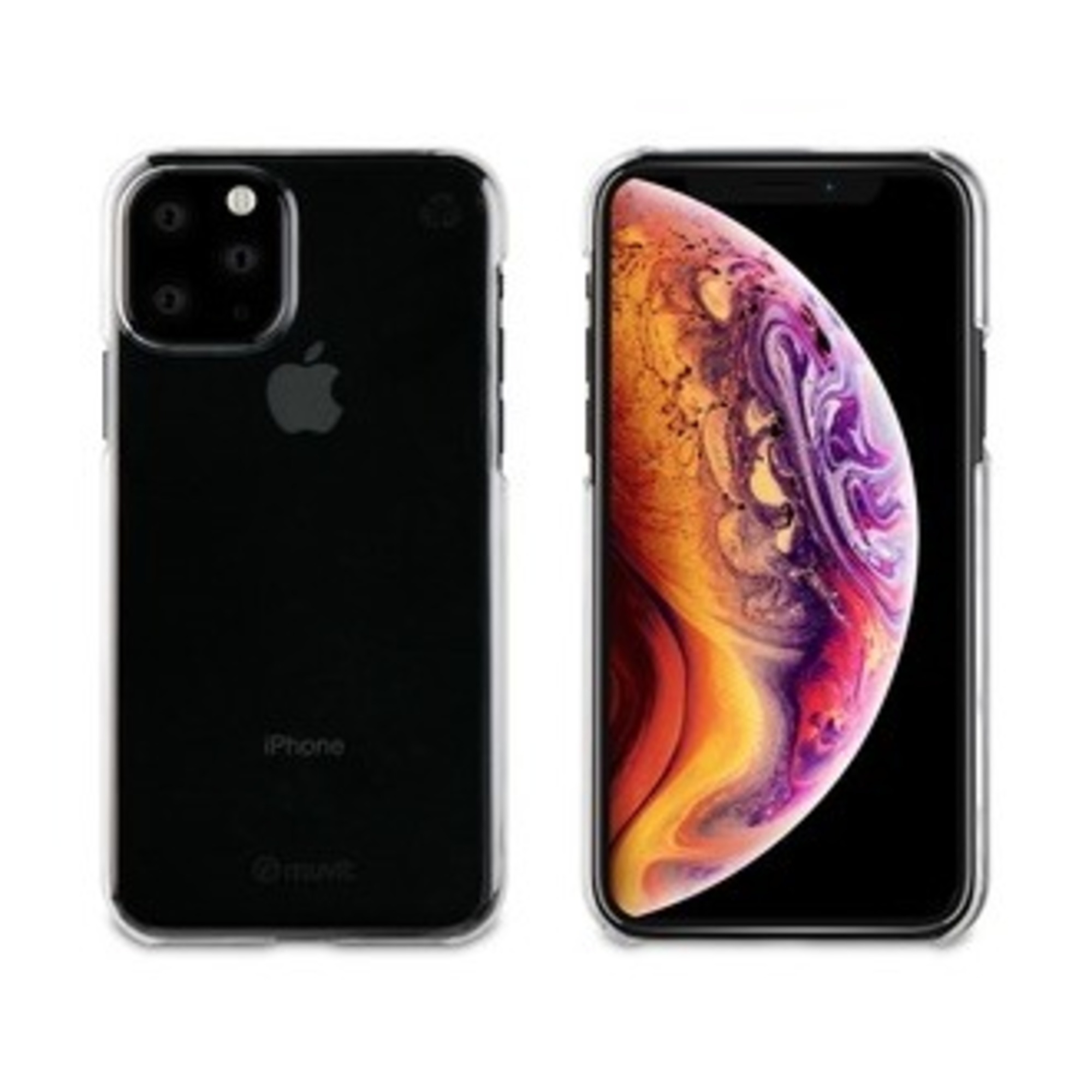 MUVIT for Change RECYCLETEK Transparent Ouvert Apple IPHONE 11 Pro Max
