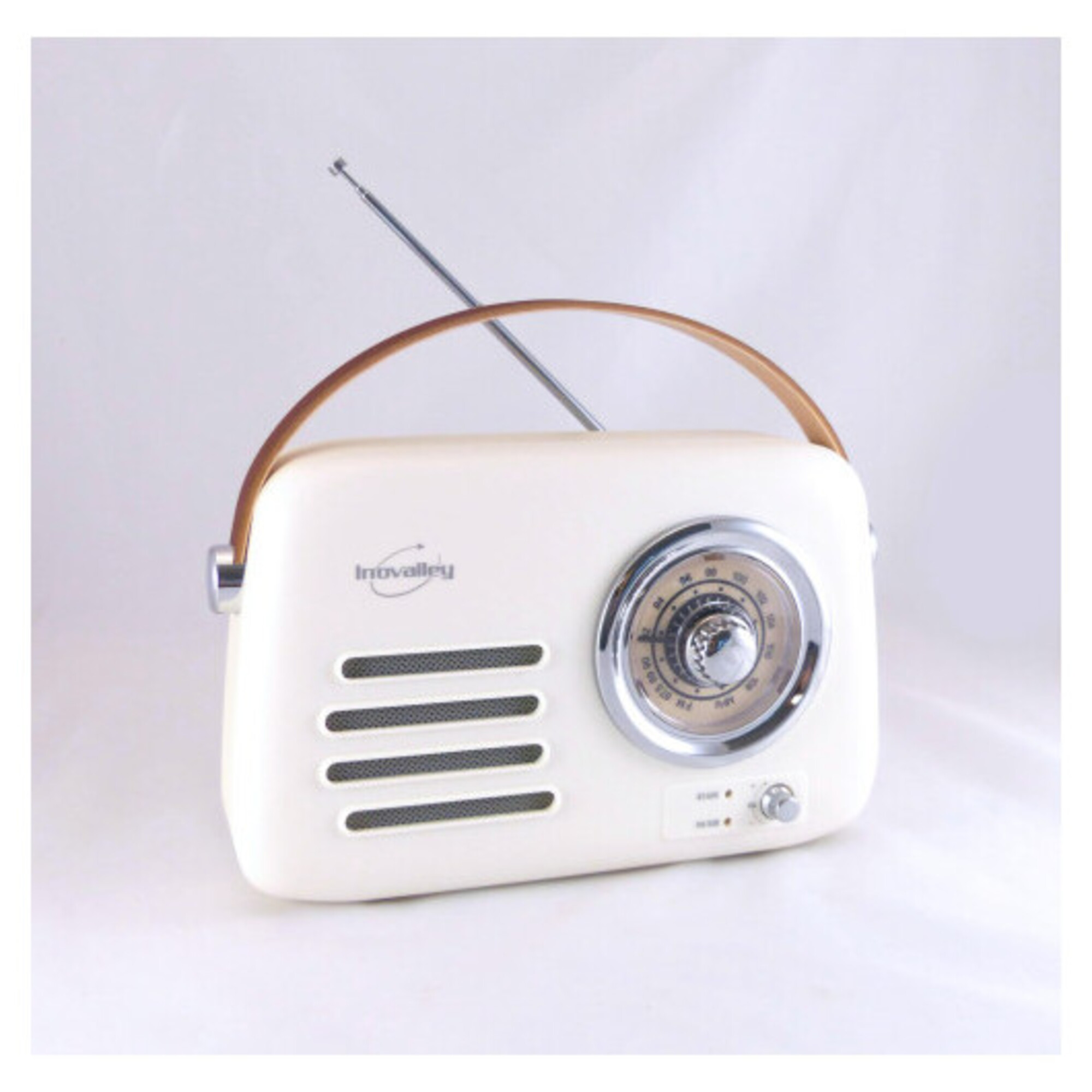Inovalley RETRO35 C Radio FM Vintage autonome Bluetooth 4.1 Batterie 1500mAh intégrée HP 5 Watts 3 pouces Neuf - vue 3
