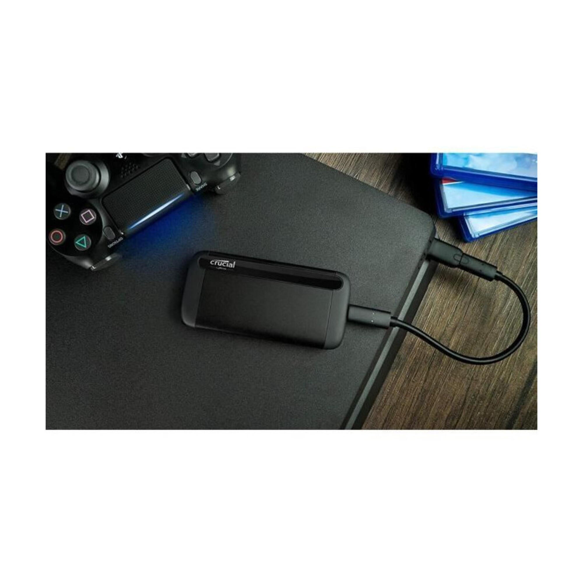 Crucial X8 USB Type C 3.2 Gen 2 3.1 Gen 2 Neuf - vue 3