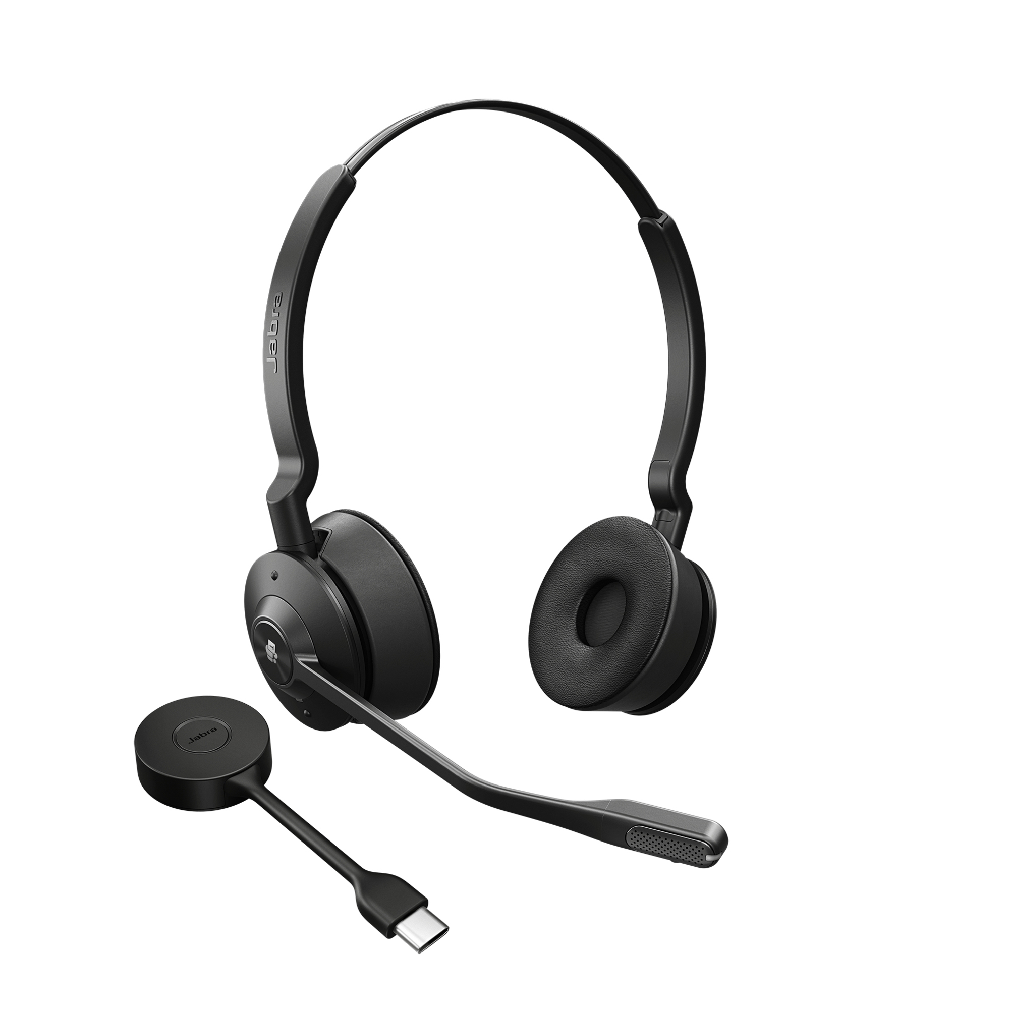 Jabra Engage 55 Casque Sans fil Arceau Bureau/Centre d'appels Noir, Titane - Neuf