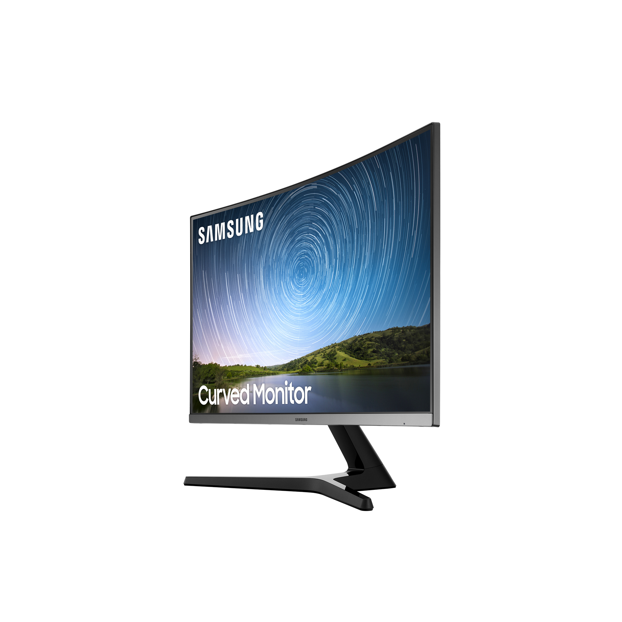 Samsung CR50 écran plat de PC 68,6 cm (27 ) 1980 x 1080 pixels Full HD LCD Bleu, Gris - Neuf